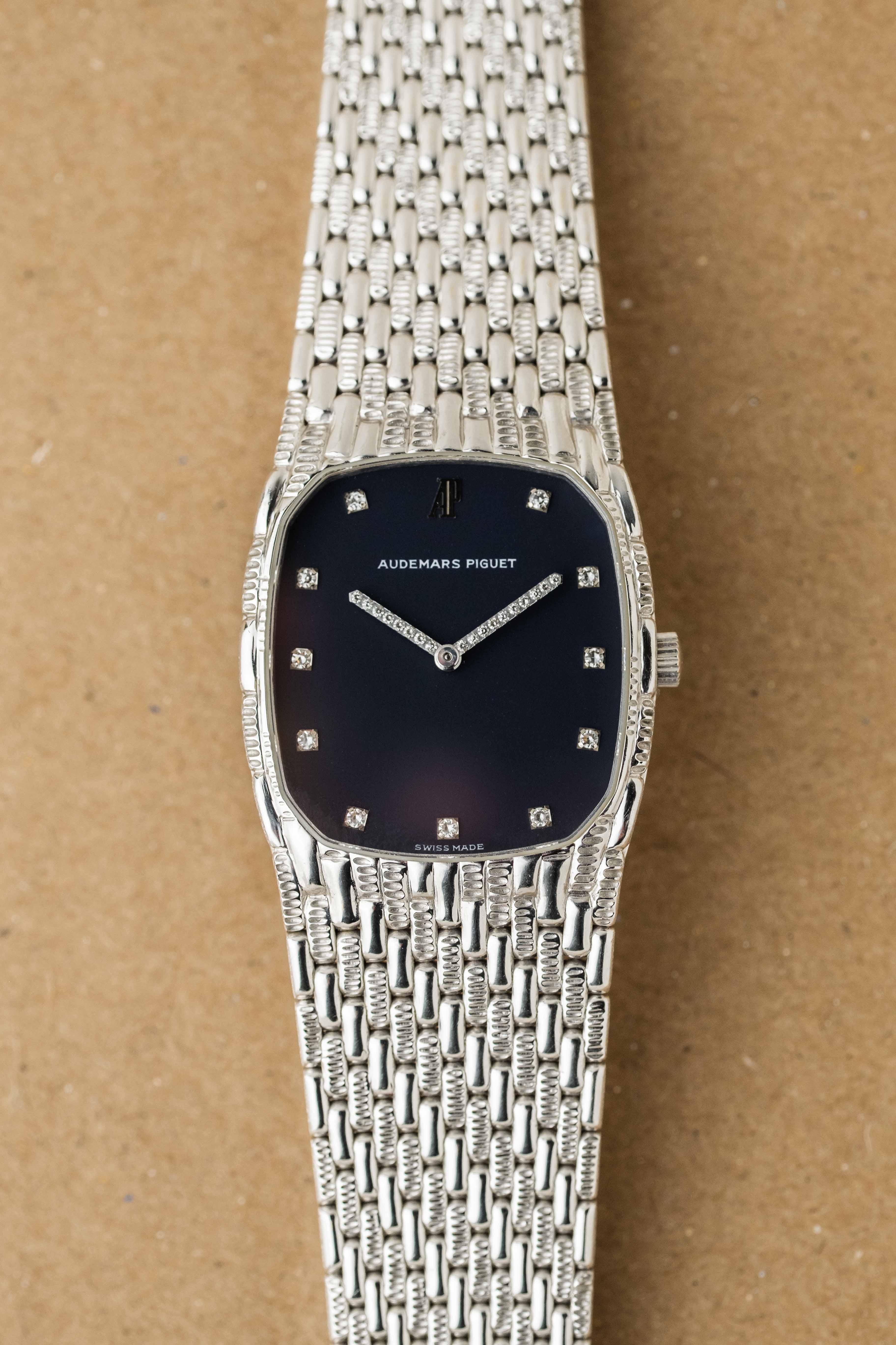 Audemars Piguet Cobra 'Blue Diamond' Dial Ref. 56525 1980s