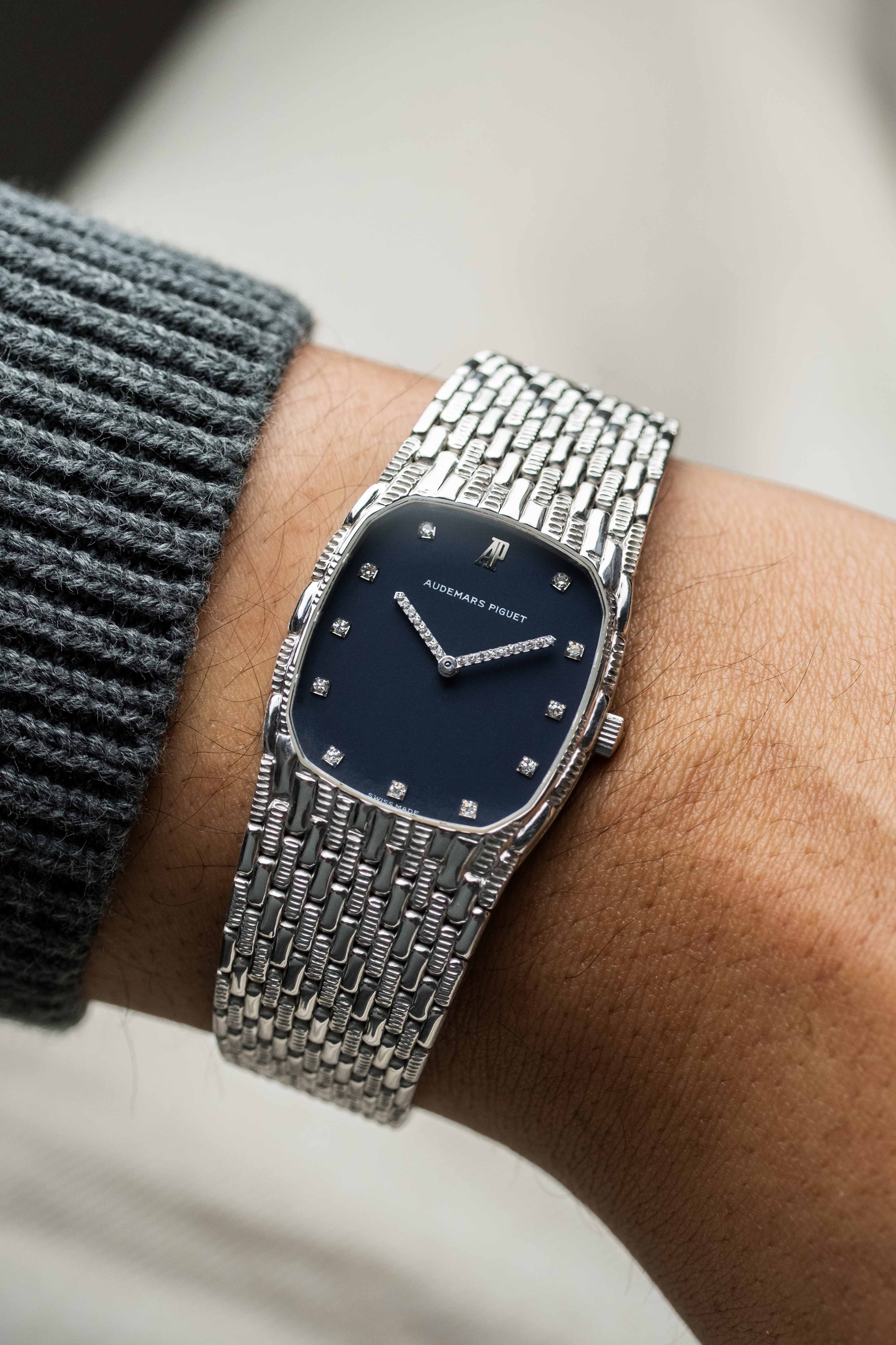 Audemars Piguet Cobra 'Blue Diamond' Dial Ref. 56525 1980s