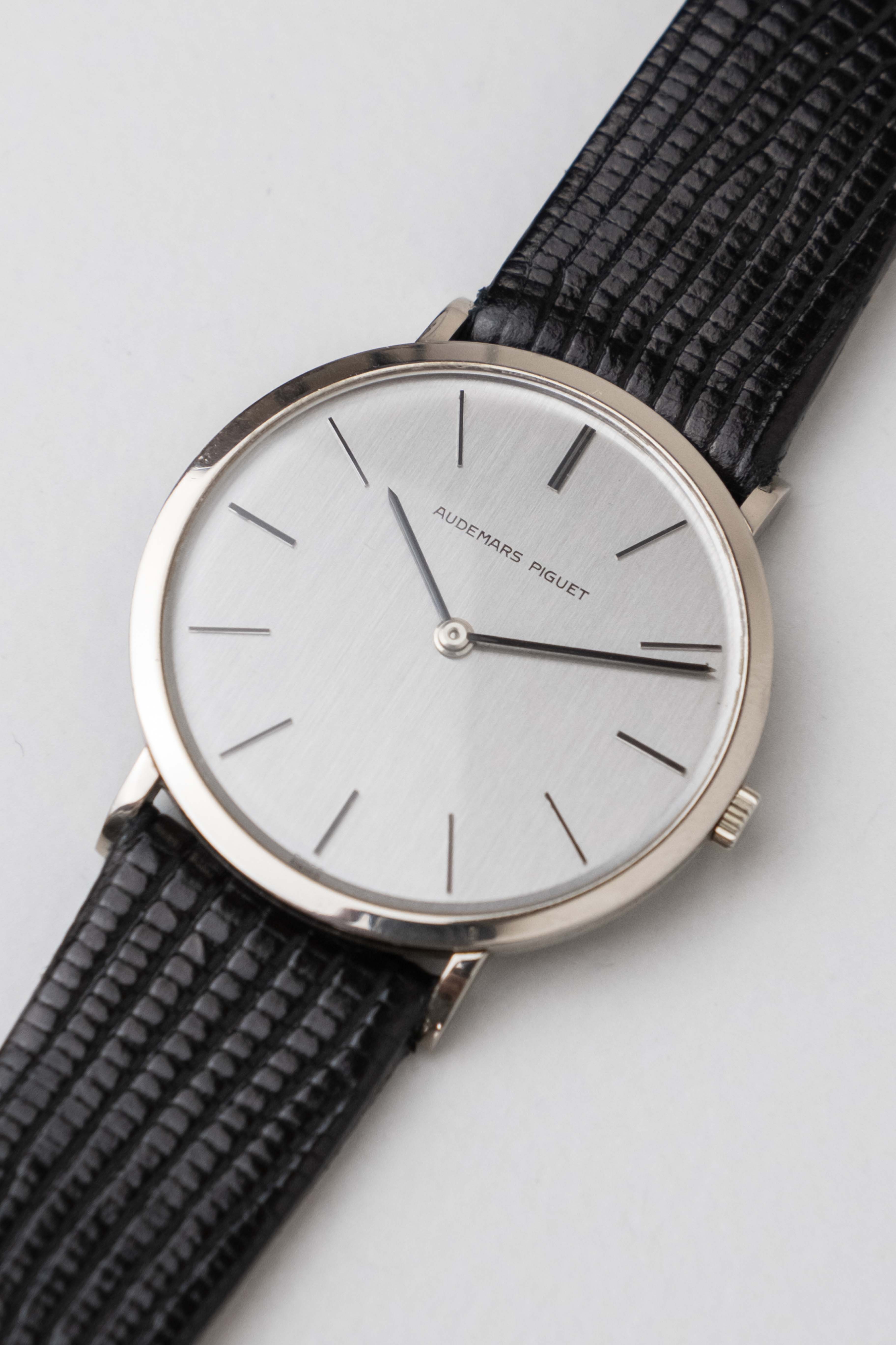 Audemars Piguet Ultra Thin 'Steel Dial' Dress Watch 1970's