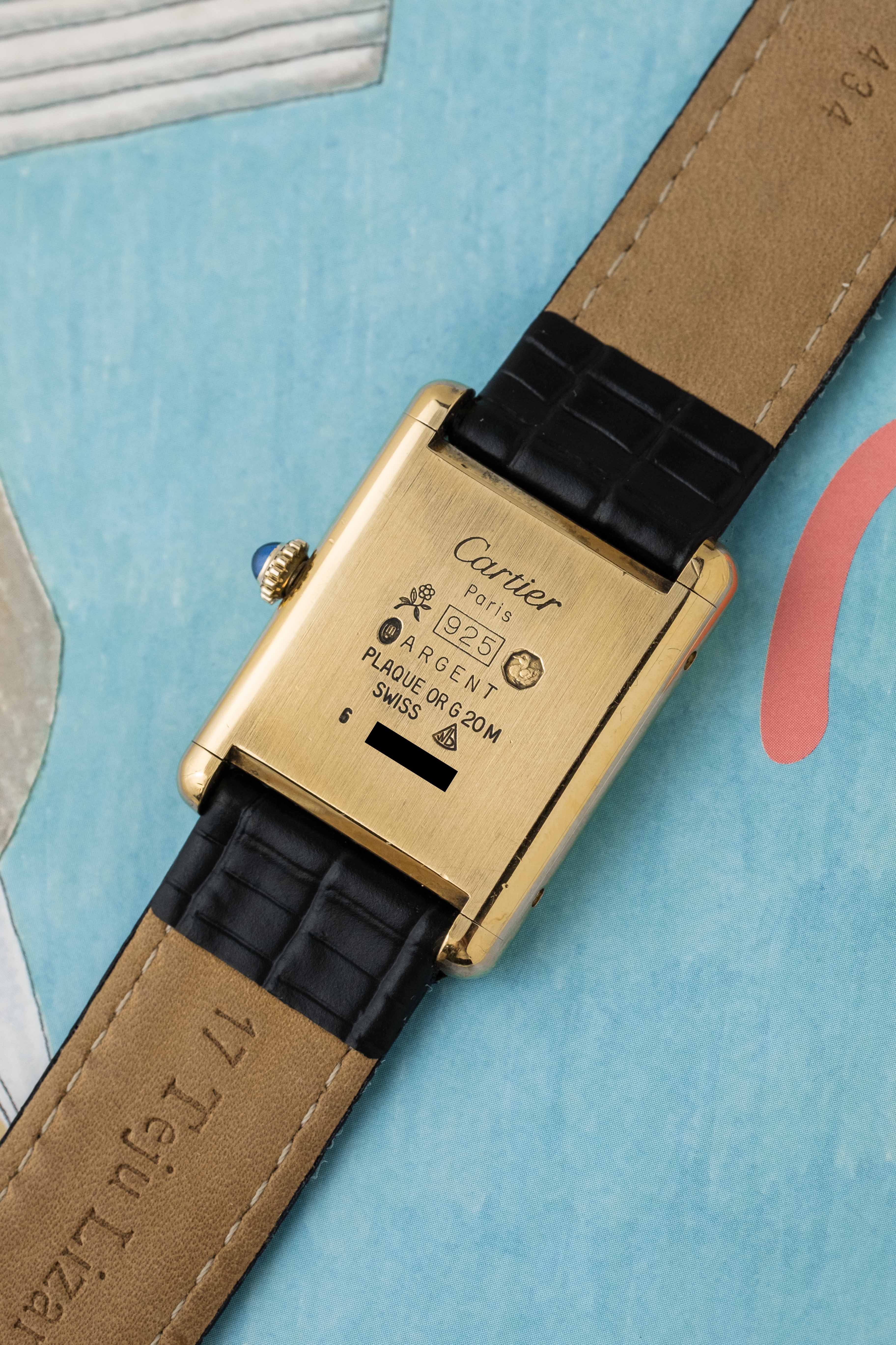 Cartier Tank Must De Cartier ‘Wood’ Dial 1970’s