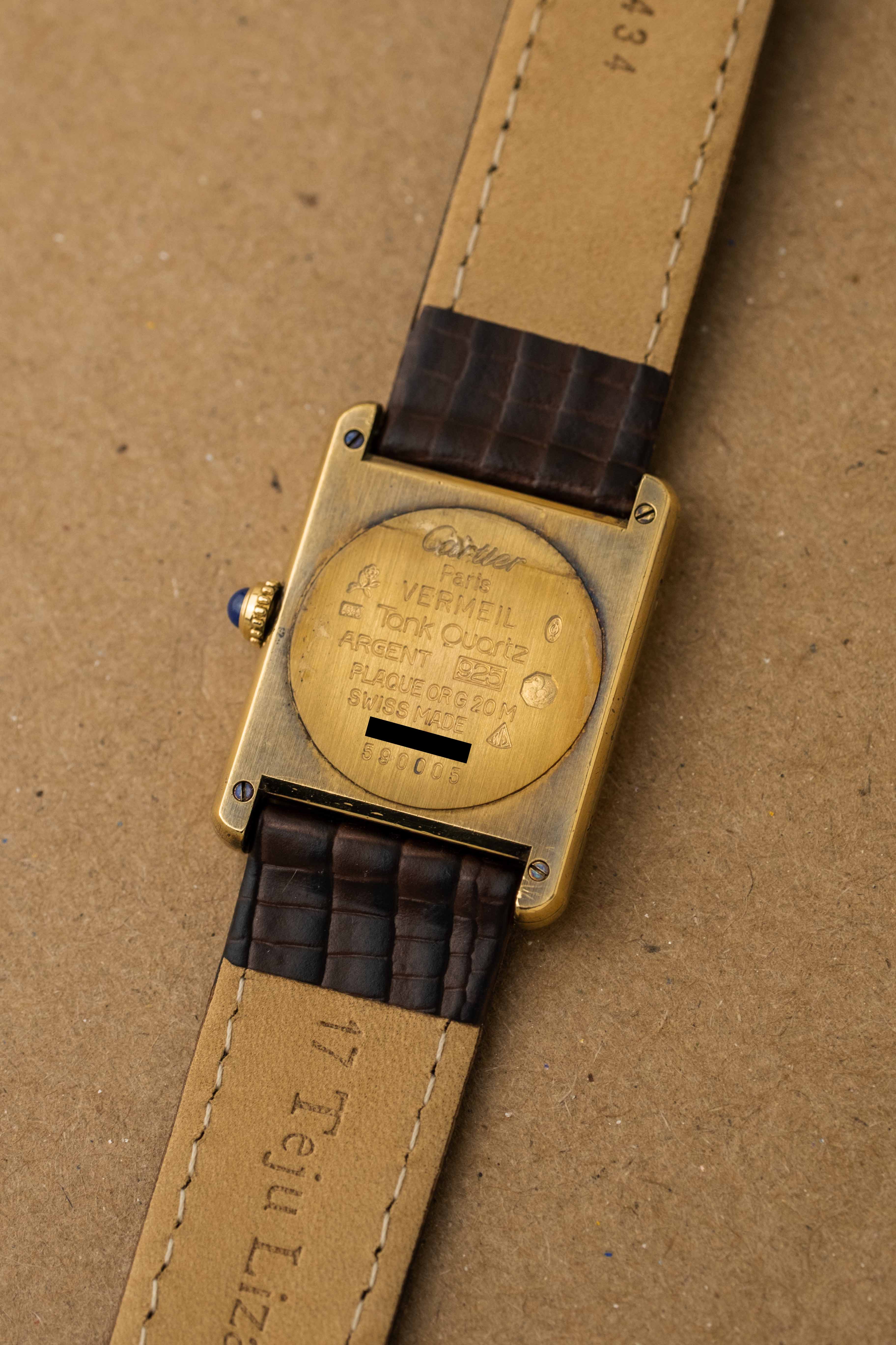 Cartier Tank Must De Cartier Ref. 590005 'Breguet' Dial 1990s