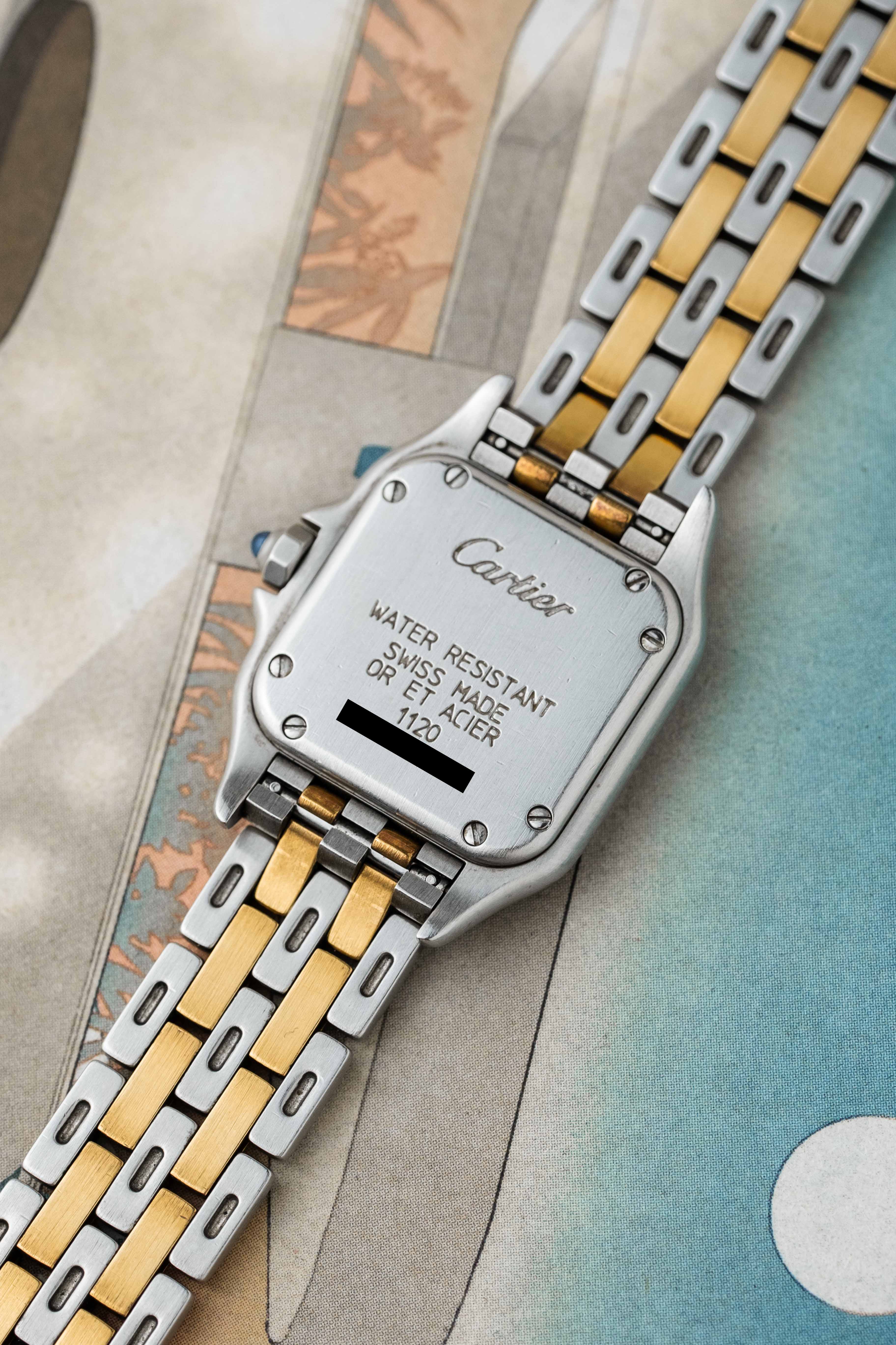 Cartier Panthere SM Two-Tone, Two Row Ref. 1120 1994 w/ Papers