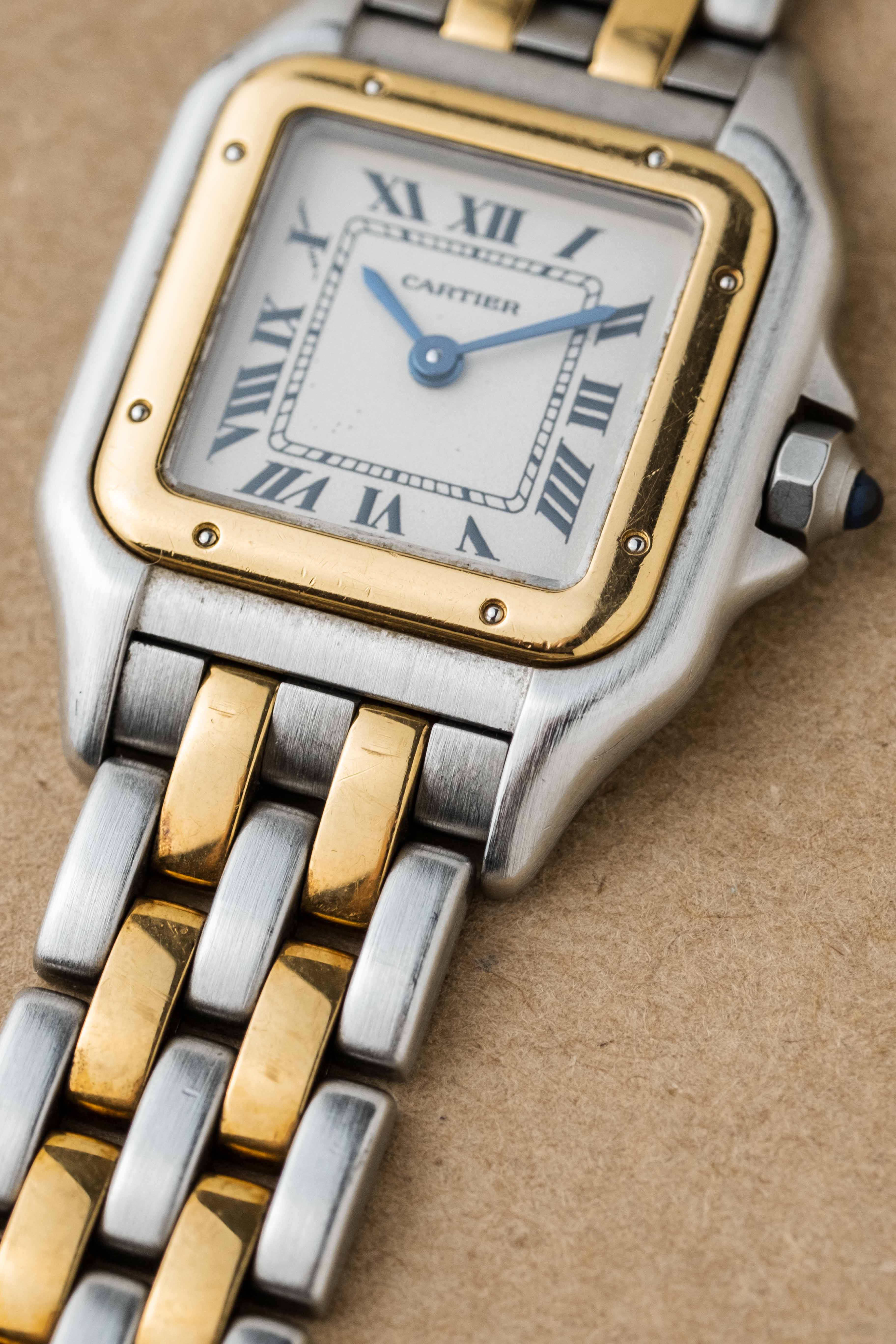 Cartier Panthere SM Two-Tone, Two Row Ref. 1120 1994 w/ Papers