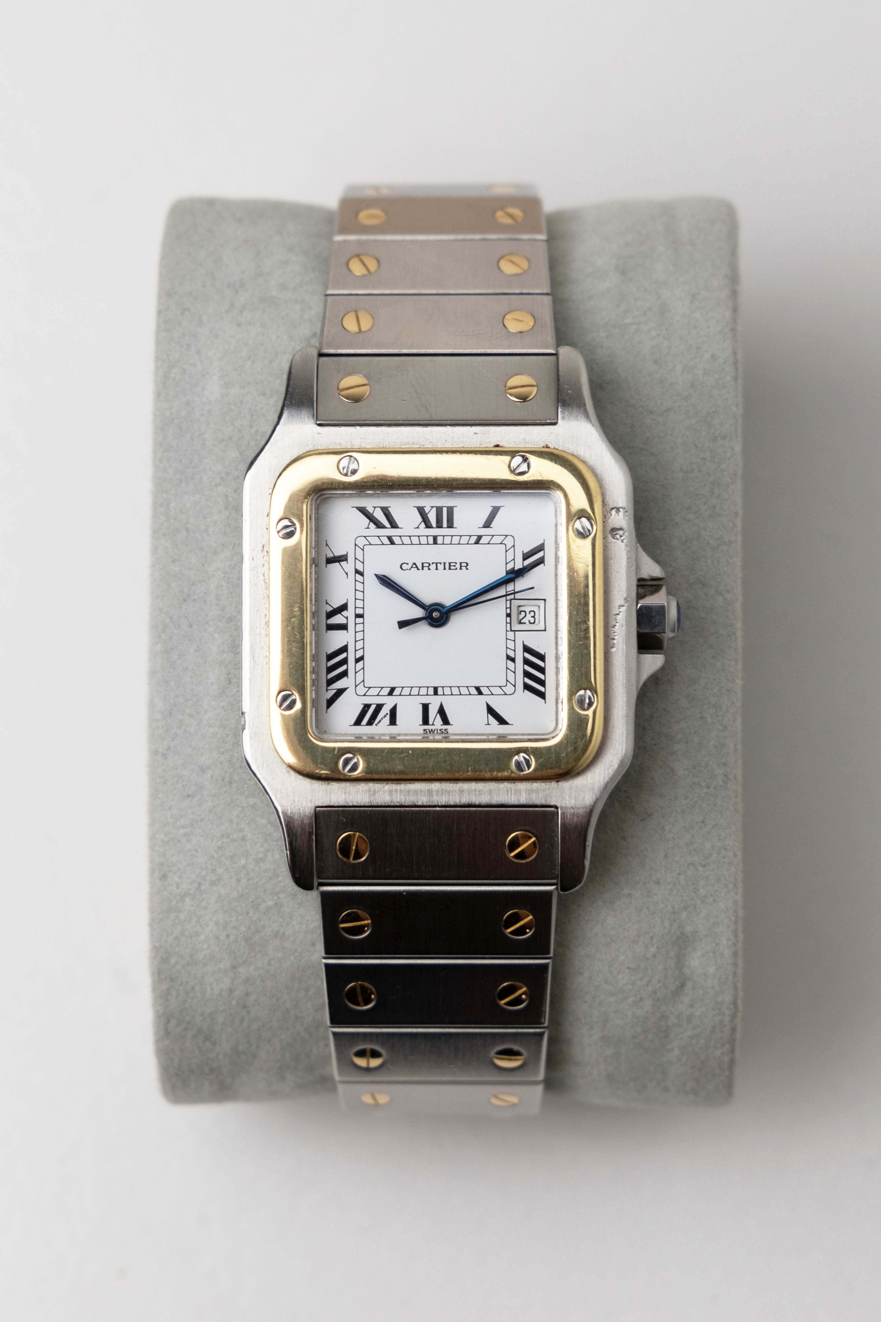 Cartier Santos Carrée Ref. 2961 1983 w/ Box & Papers