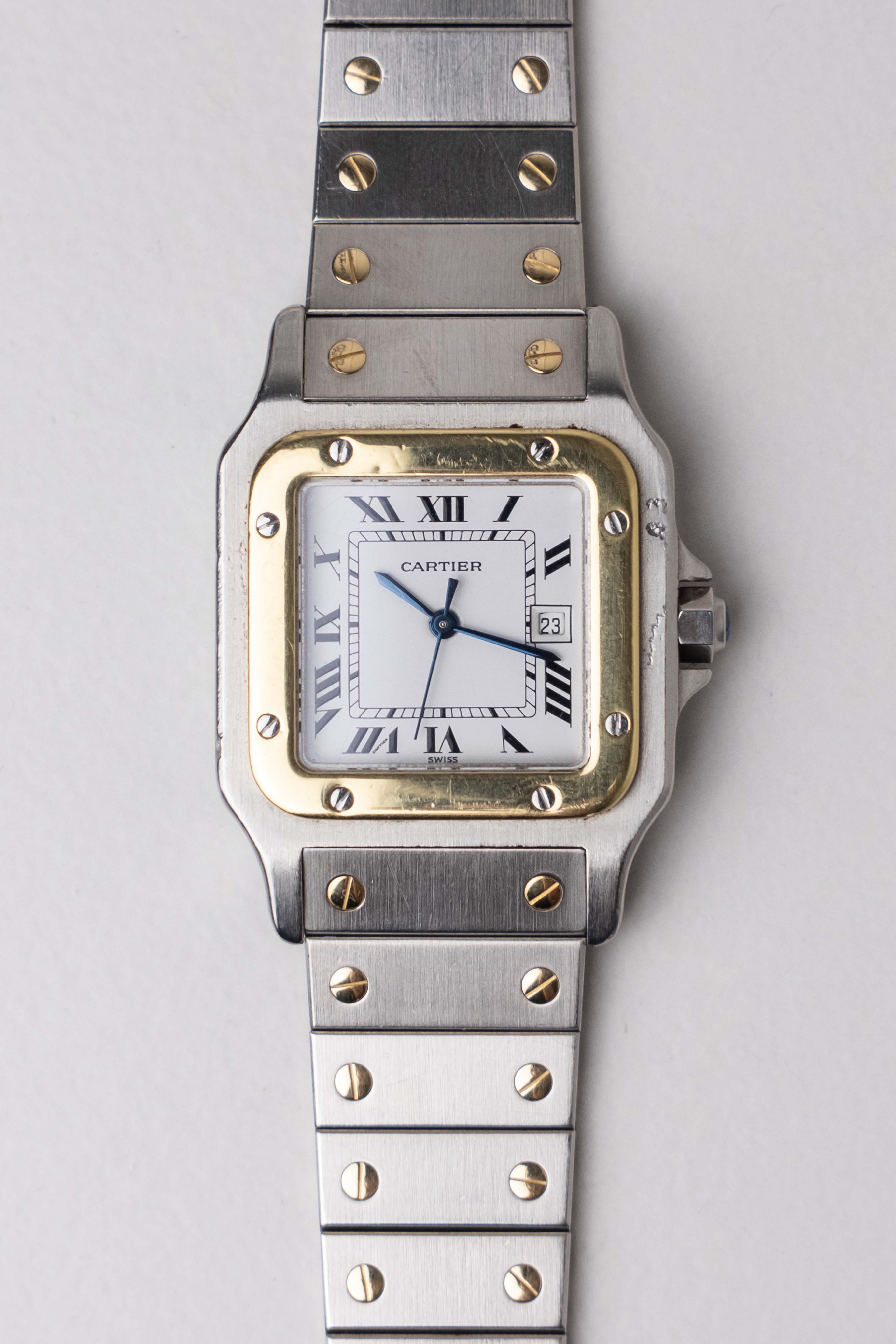 Cartier Santos Carrée Ref. 2961 1983 w/ Box & Papers