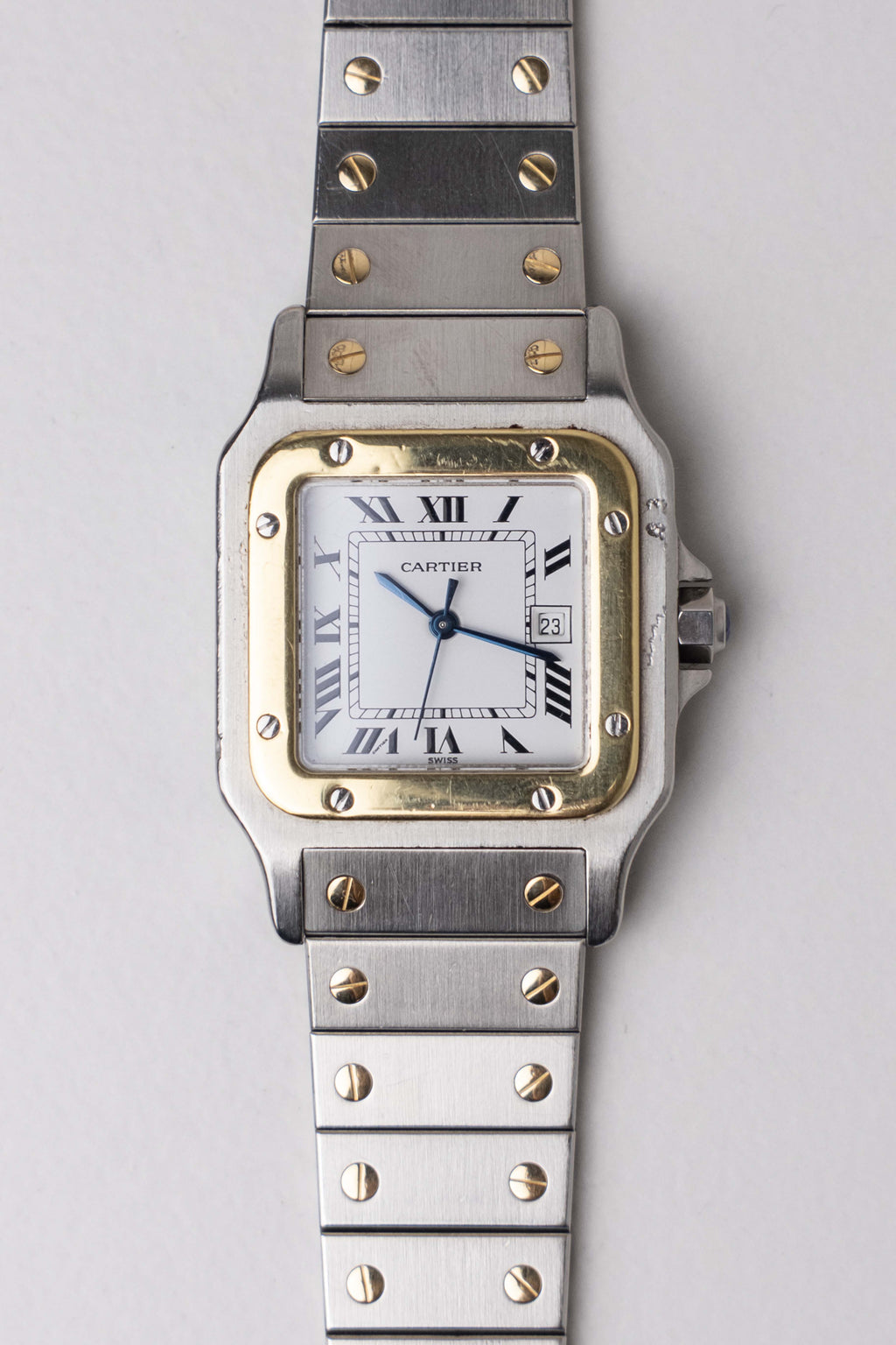 Cartier Santos Carrée Ref. 2961 1983 w/ Box & Papers