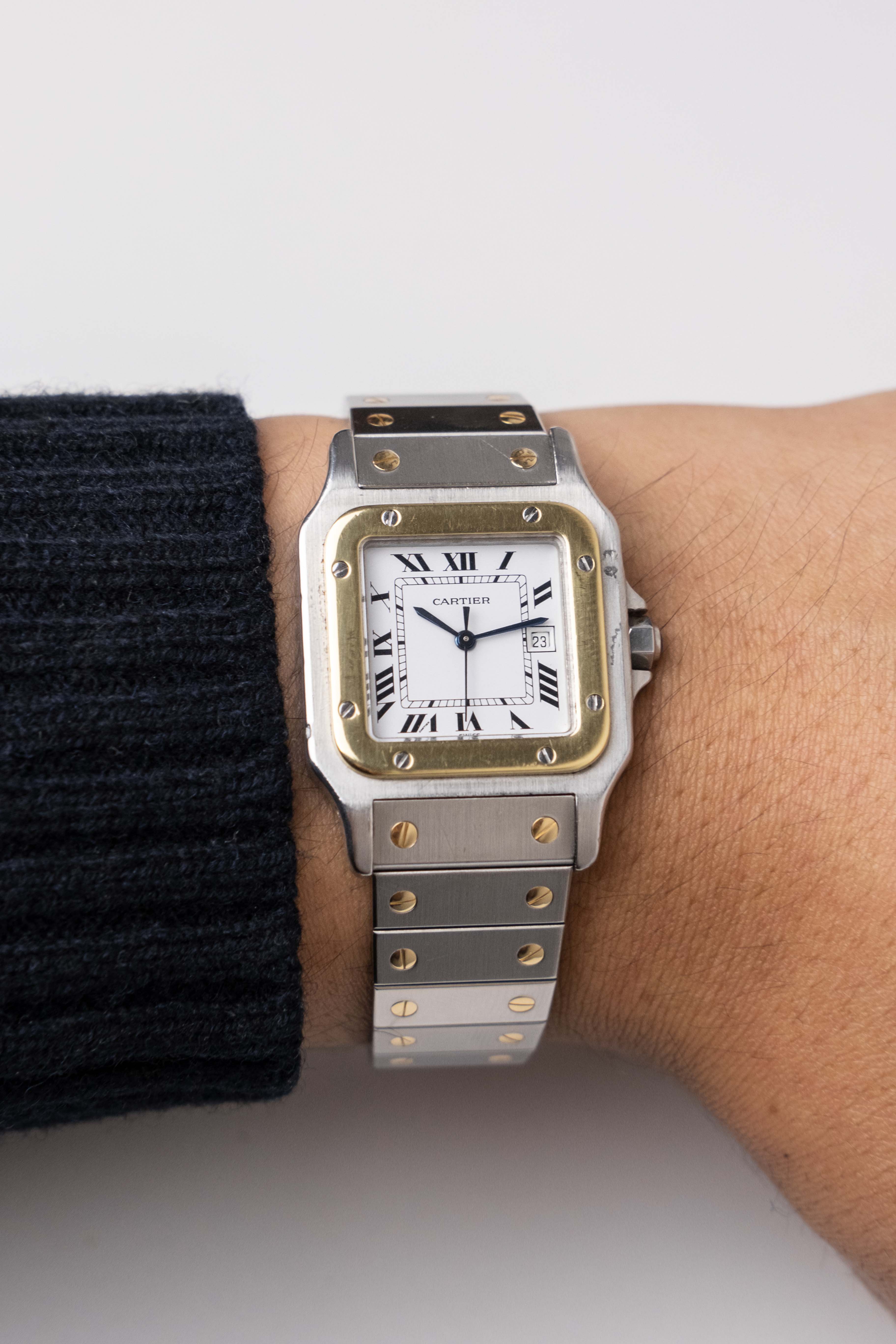 Cartier Santos Carrée Ref. 2961 1983 w/ Box & Papers