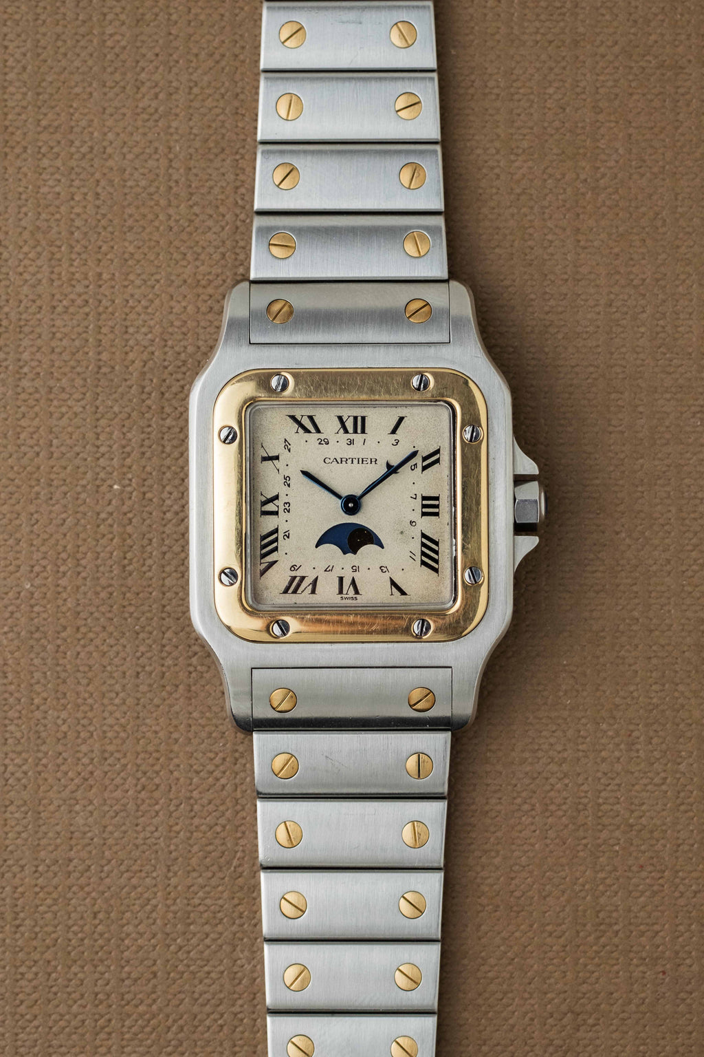 Cartier 腕時計 Cartier Santos Galbee Ref. 119901 'Moonphase' 1990's