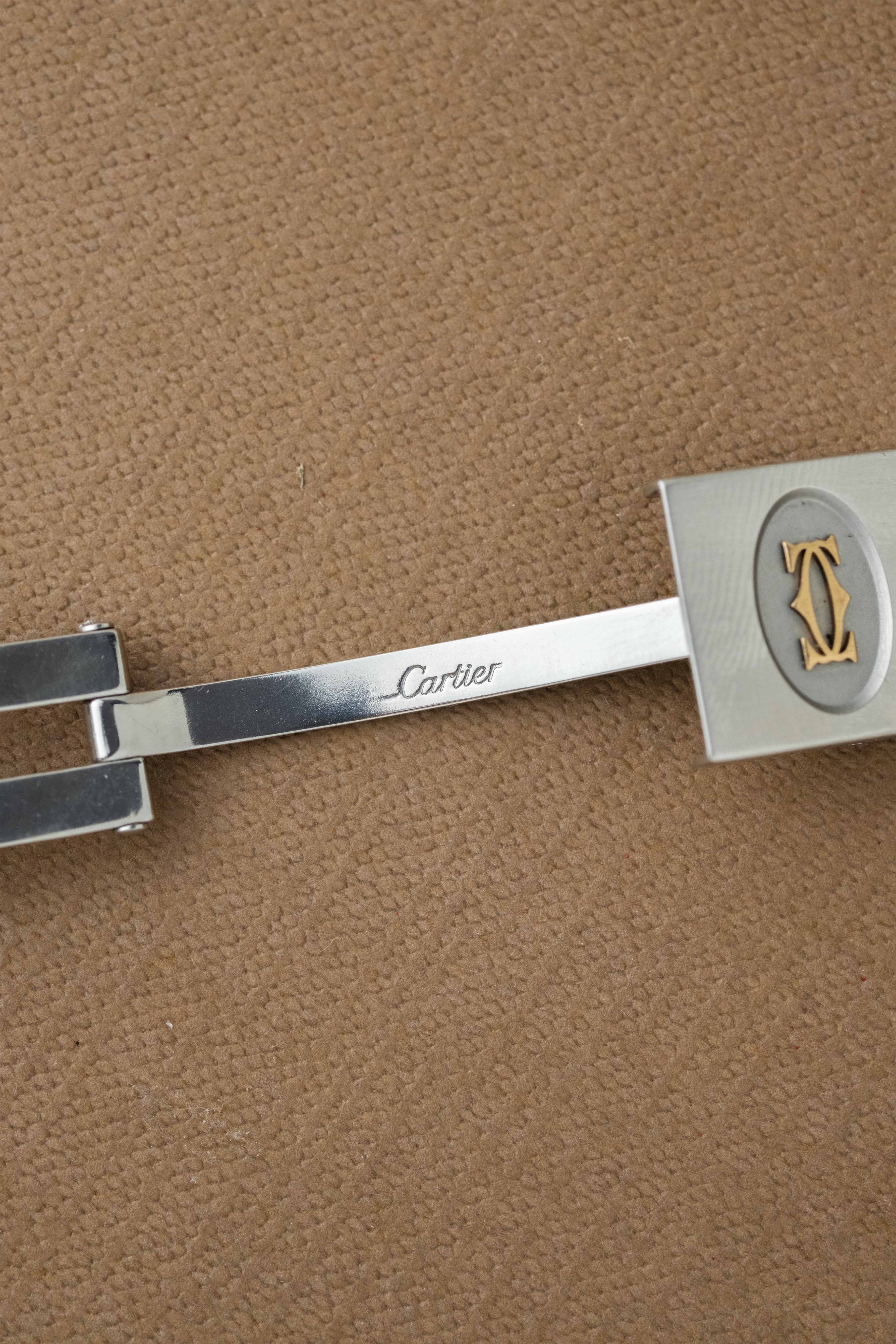 Cartier Santos Galbee Ref. 119901 'Moonphase' 1990's