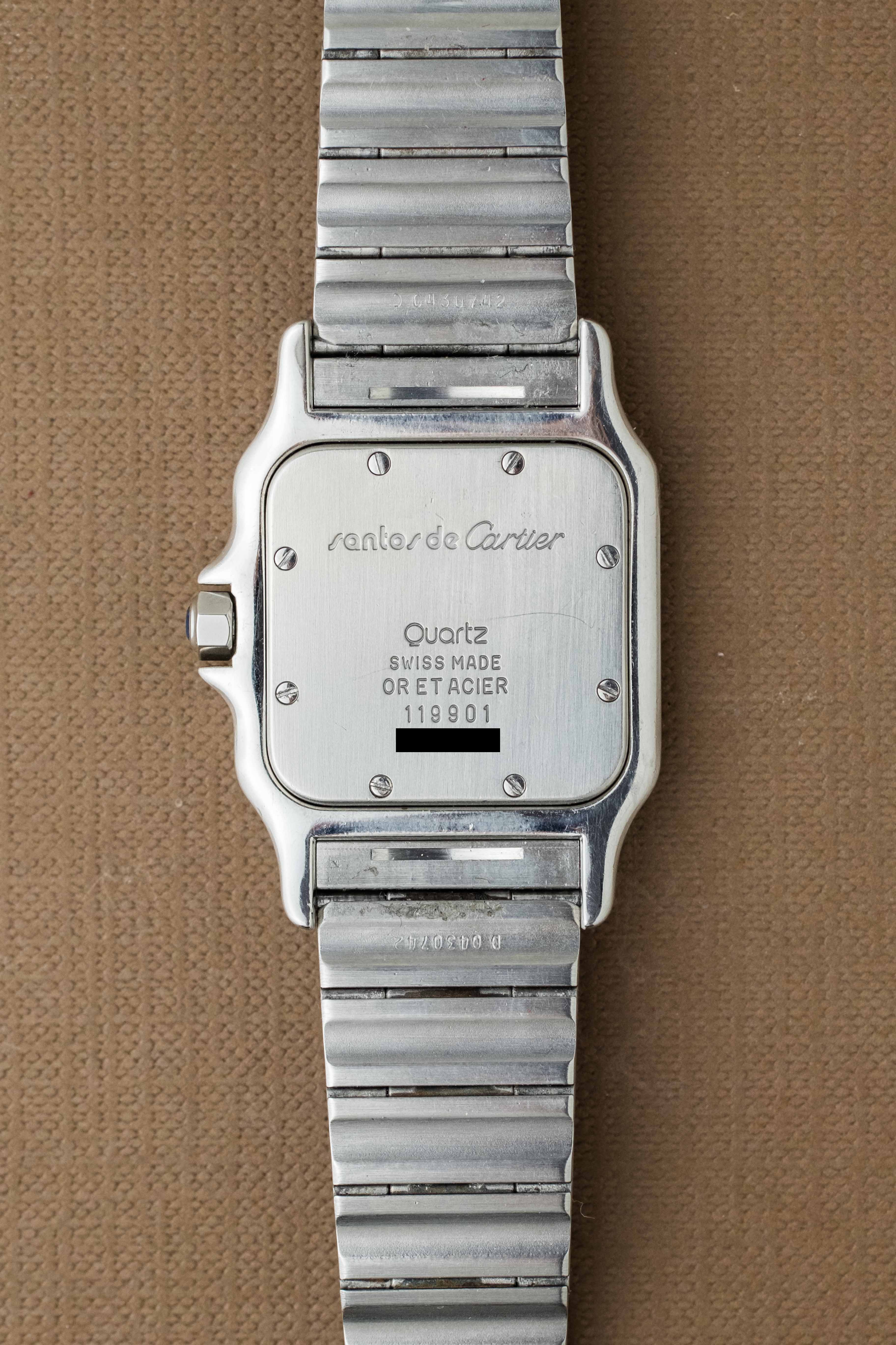 Cartier Santos Galbee Ref. 119901 'Moonphase' 1990's