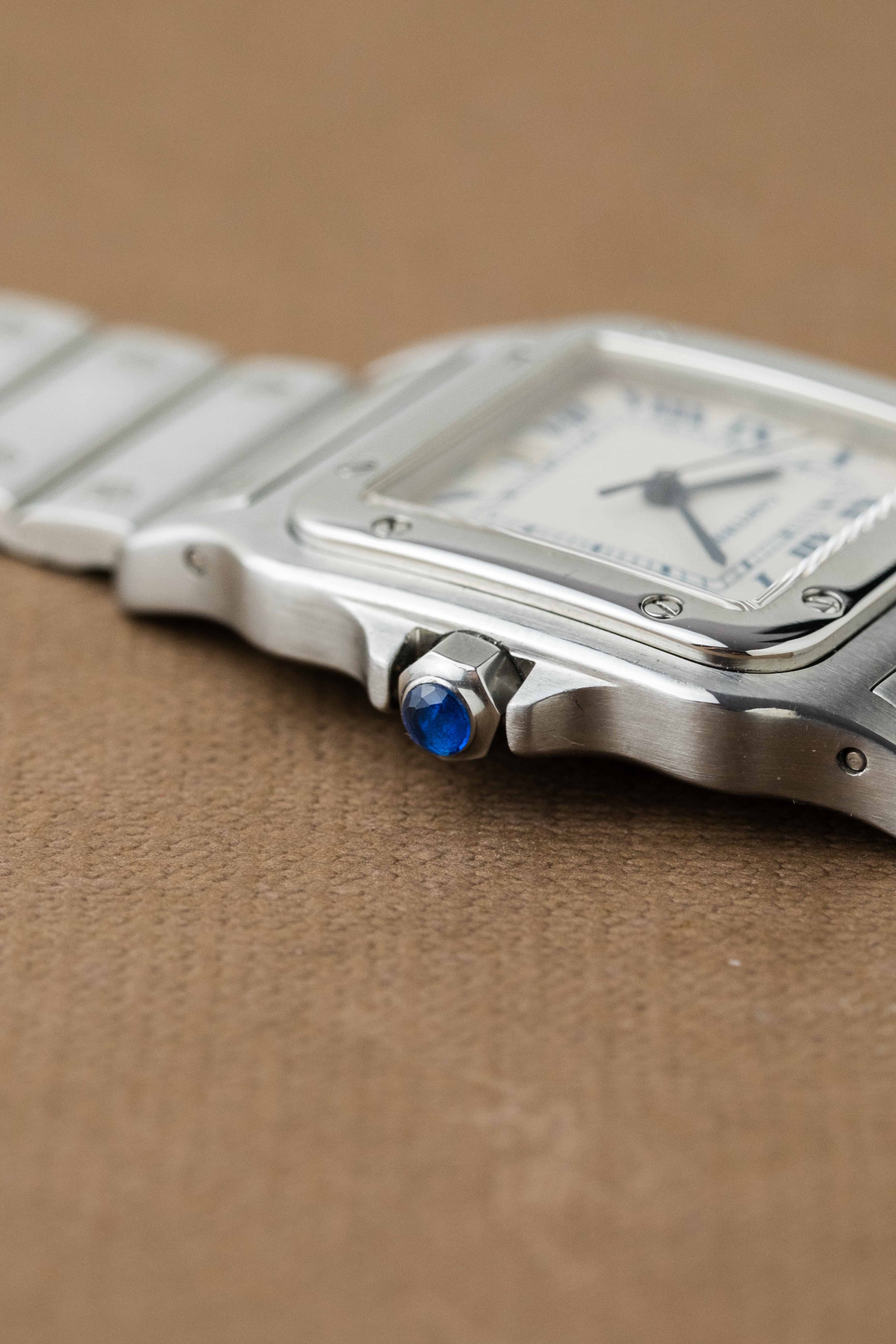 Cartier Santos Galbee Ref. 987901 'Blue Roman' Dial 1990's