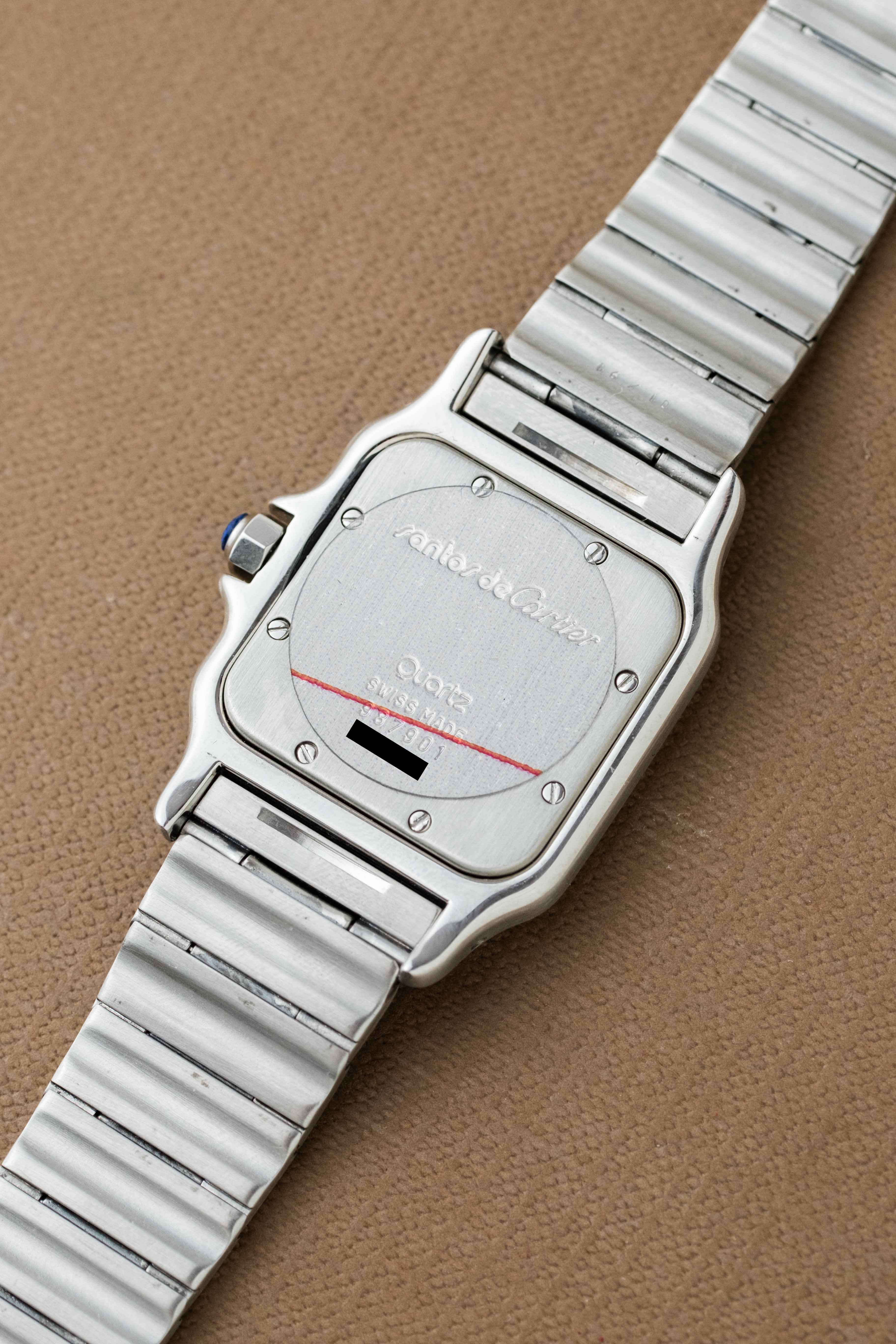 Cartier Santos Galbee Ref. 987901 'Blue Roman' Dial 1990's