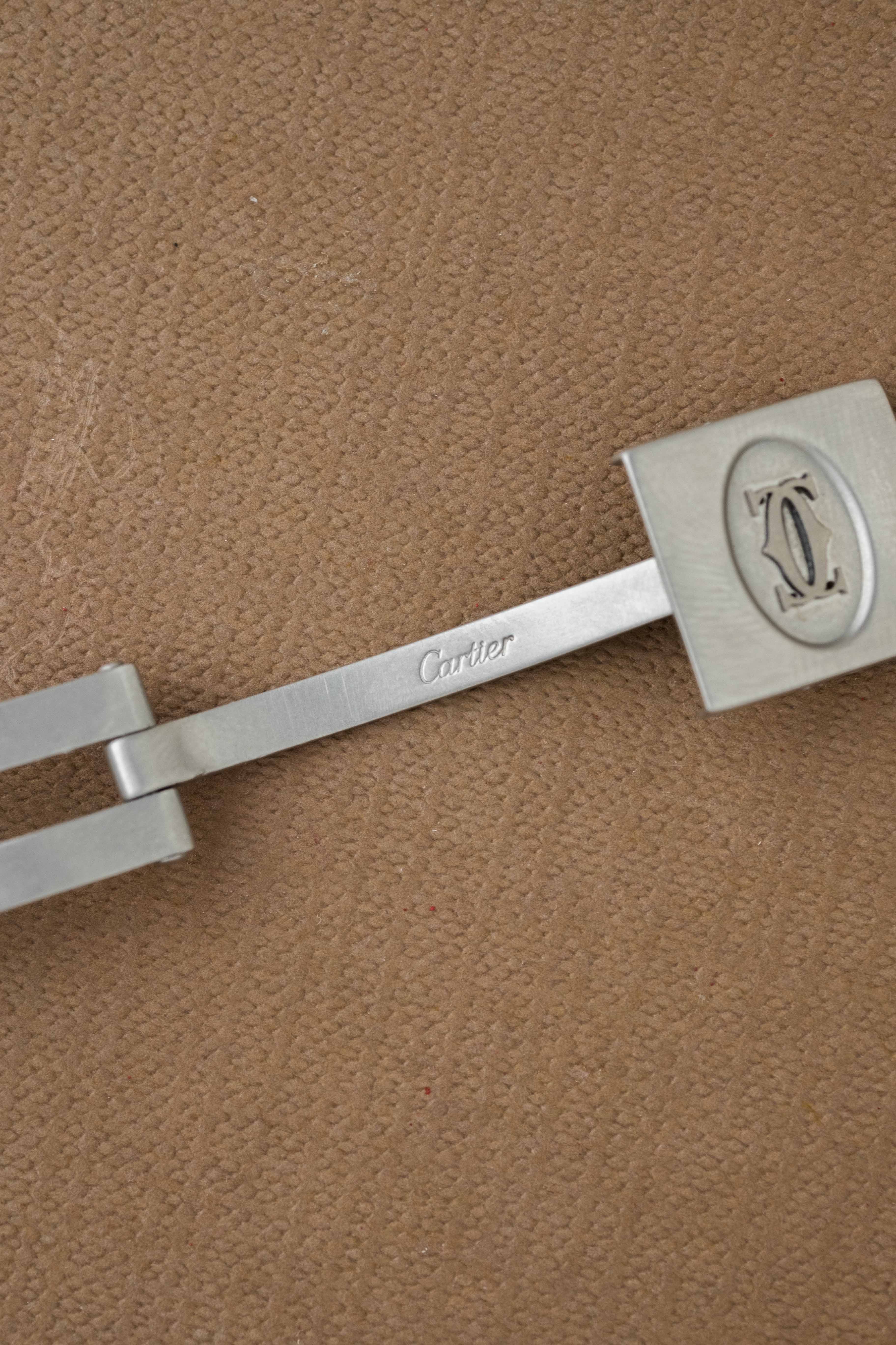 Cartier Santos Galbee Ref. 987901 'Blue Roman' Dial 1990's