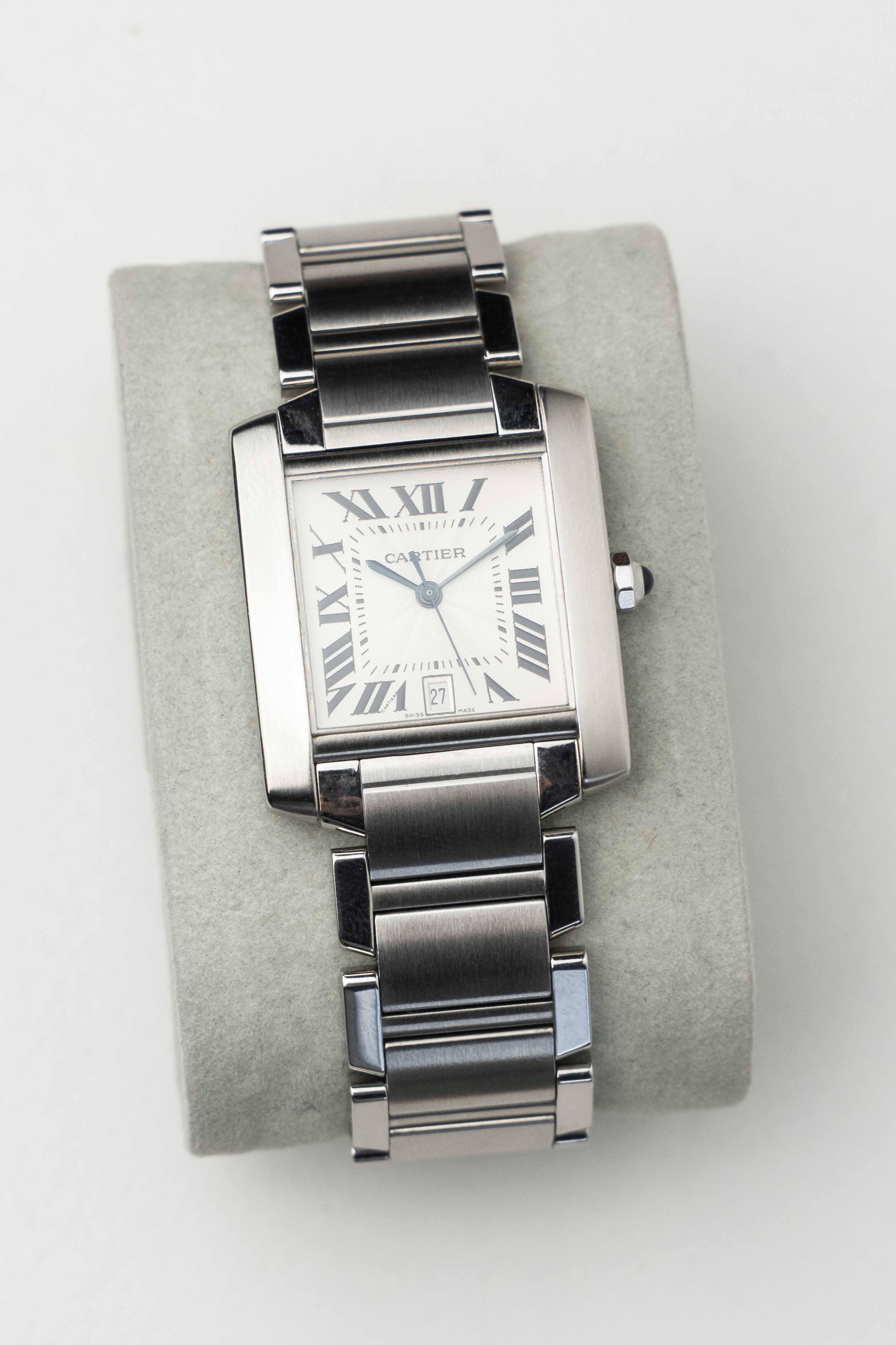 Cartier Tank Francaise Ref. 2302 2000's w/ Box