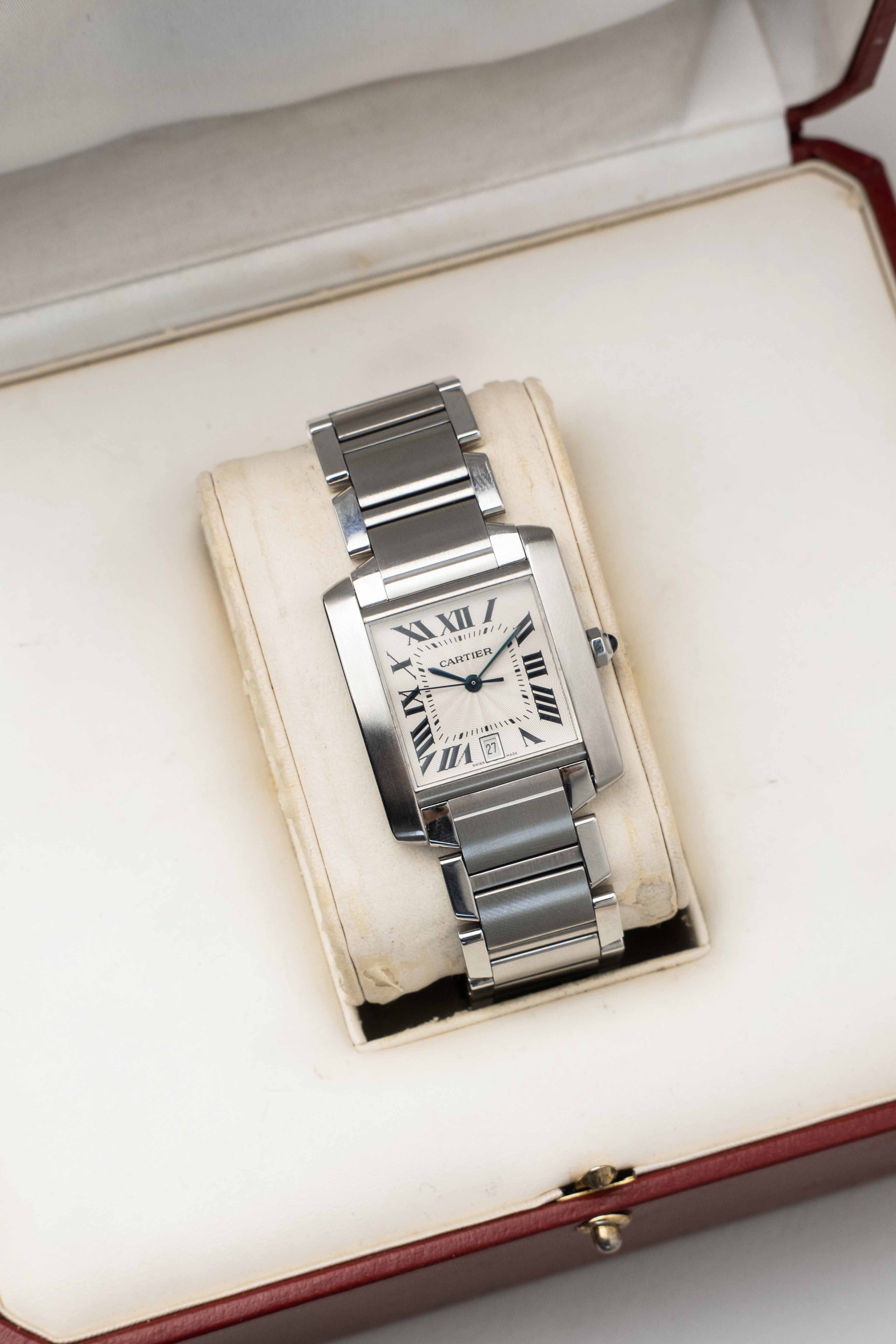 Cartier Tank Francaise Ref. 2302 2000's w/ Box