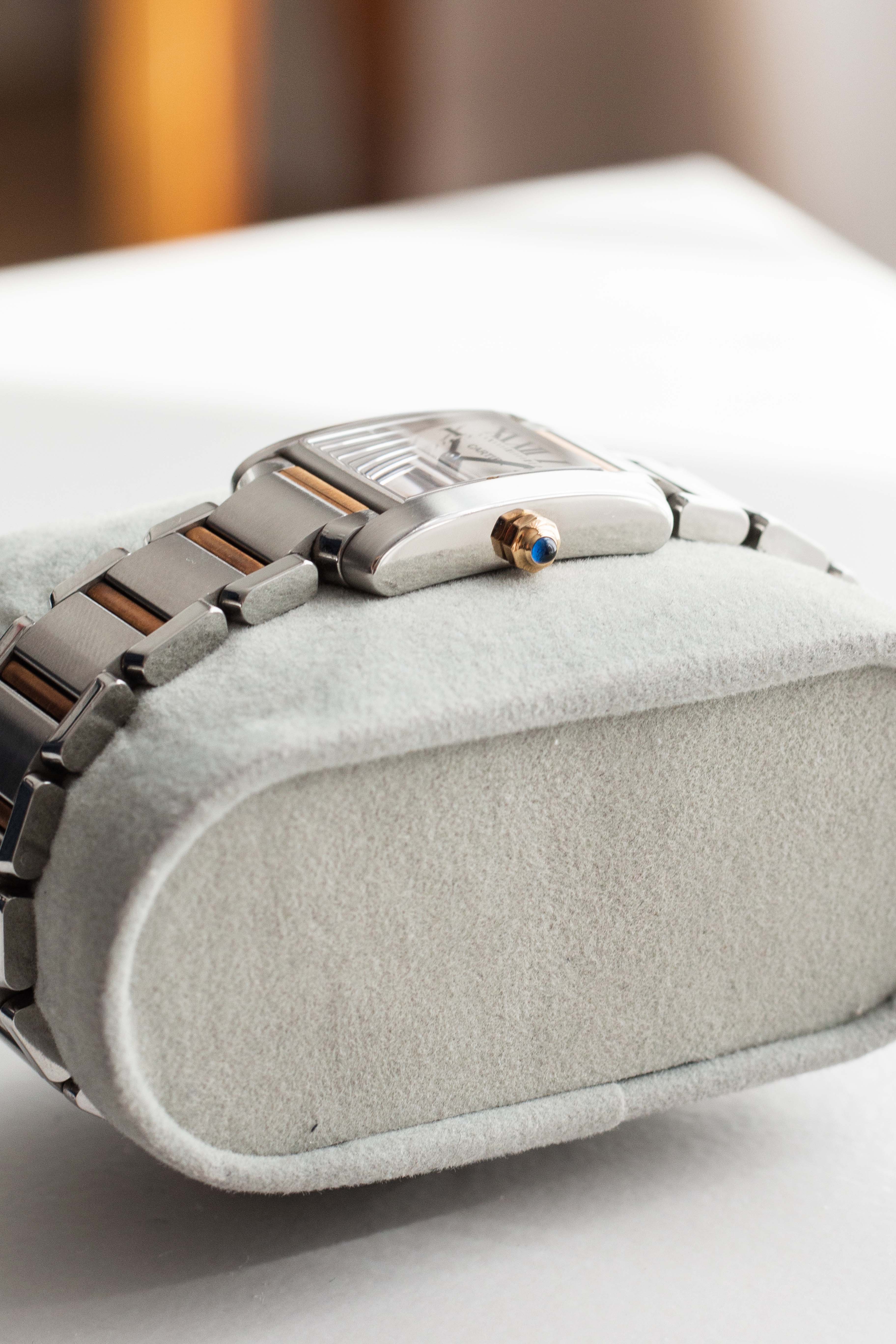 Cartier Tank Francaise 'Two Tone' Ref. 2384 2000's w/ Box