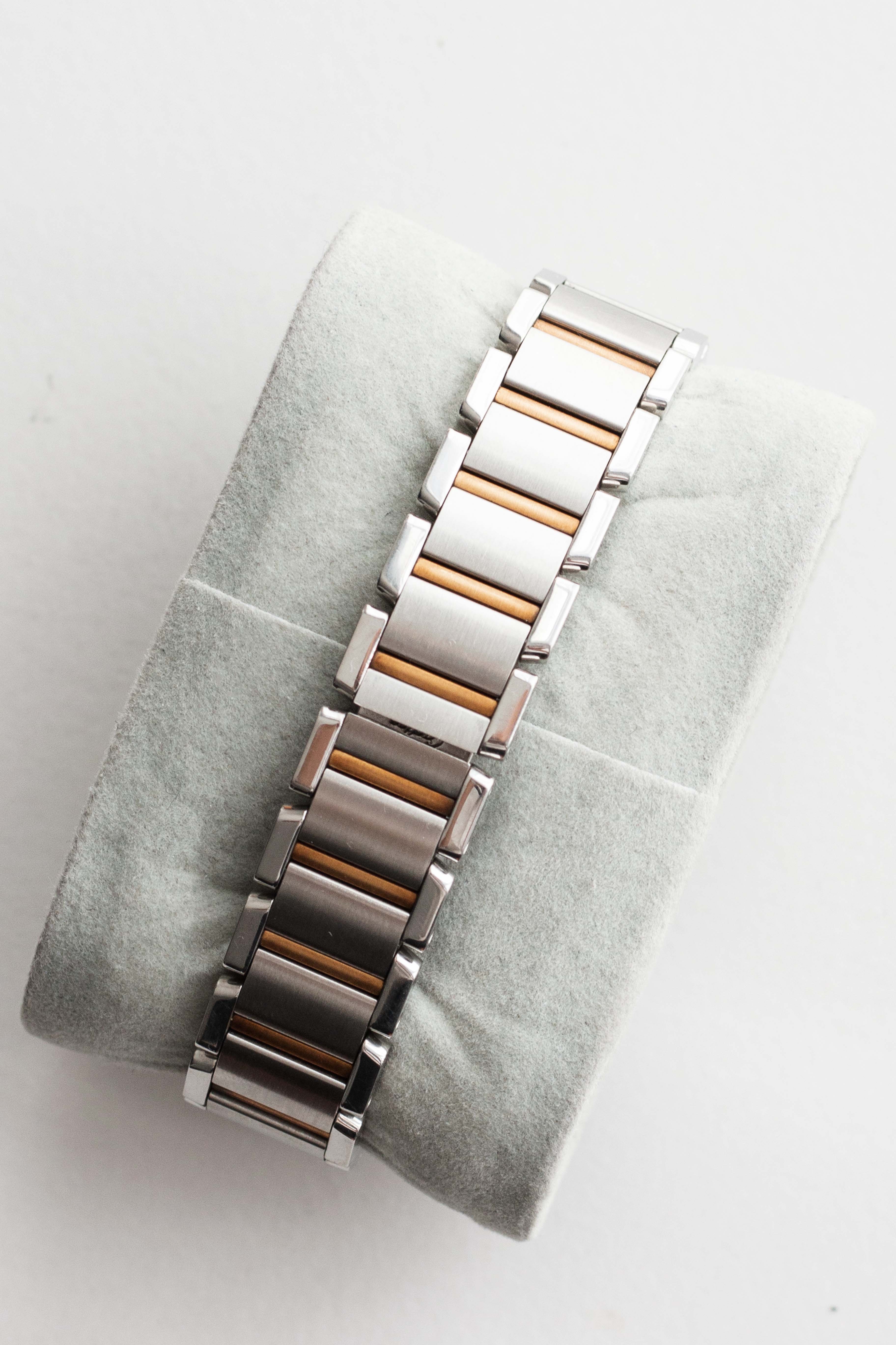 Cartier Tank Francaise 'Two Tone' Ref. 2384 2000's w/ Box