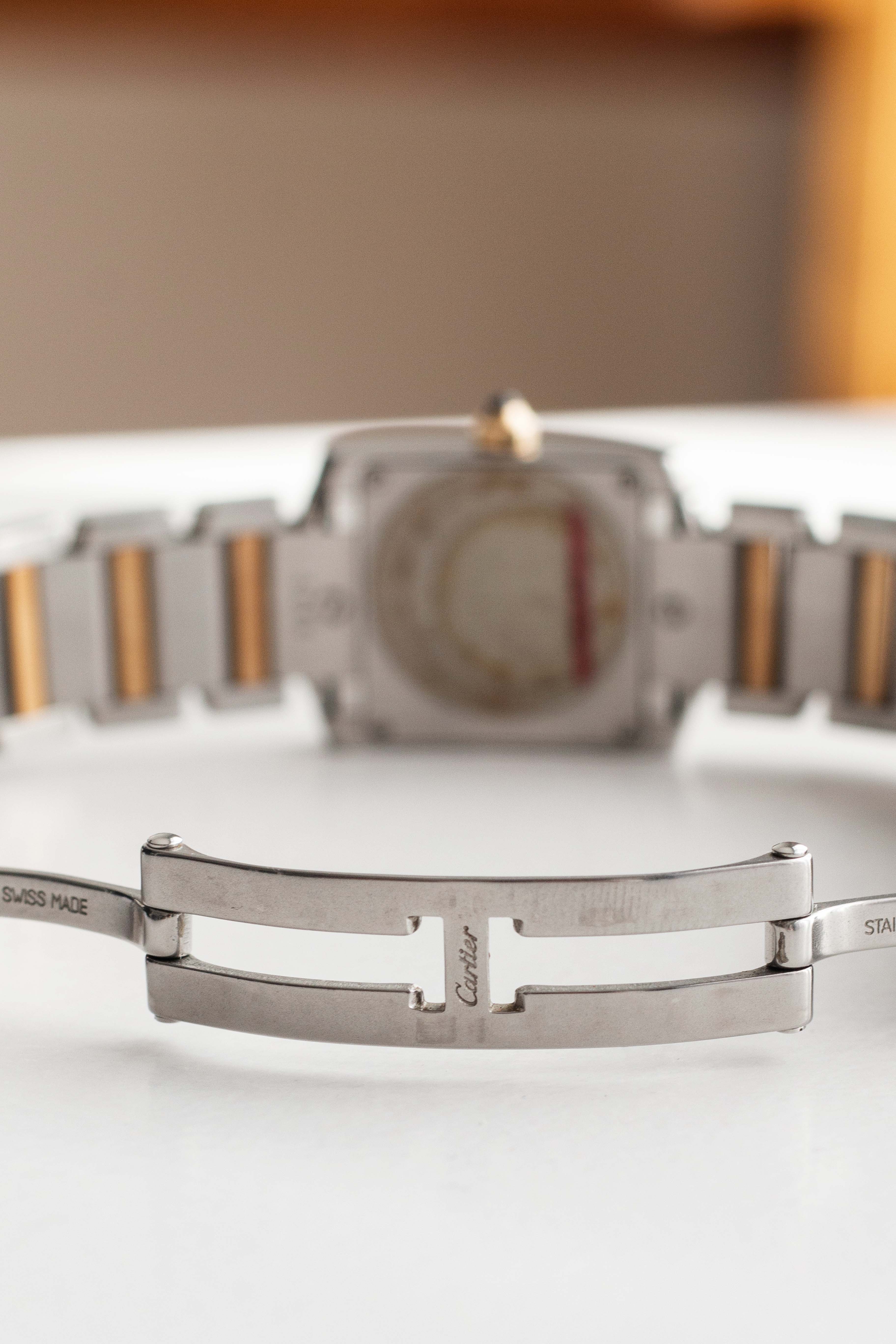 Cartier Tank Francaise 'Two Tone' Ref. 2384 2000's w/ Box