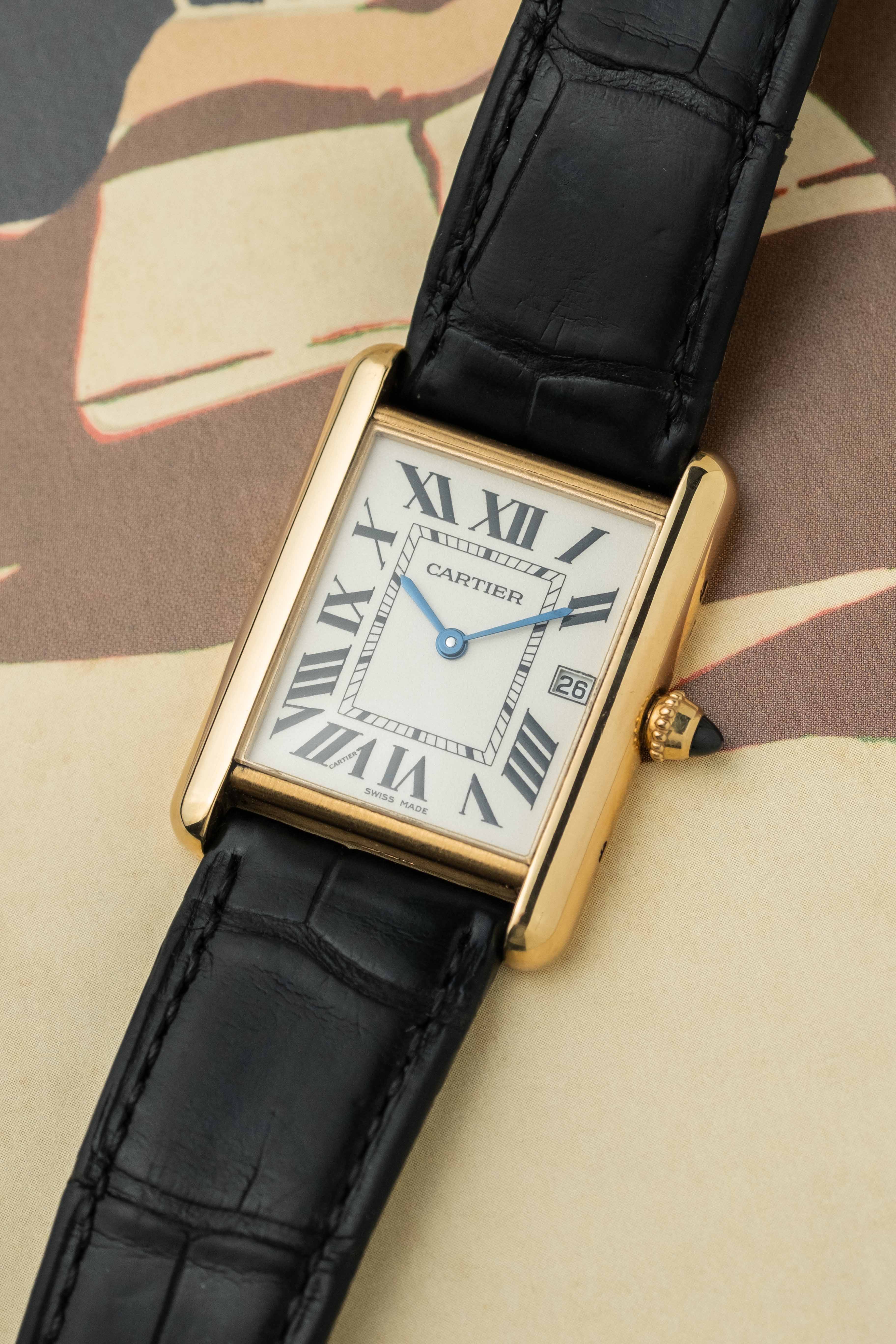 Cartier Tank Louis LM Ref. 2441 2014 w/ Pouch