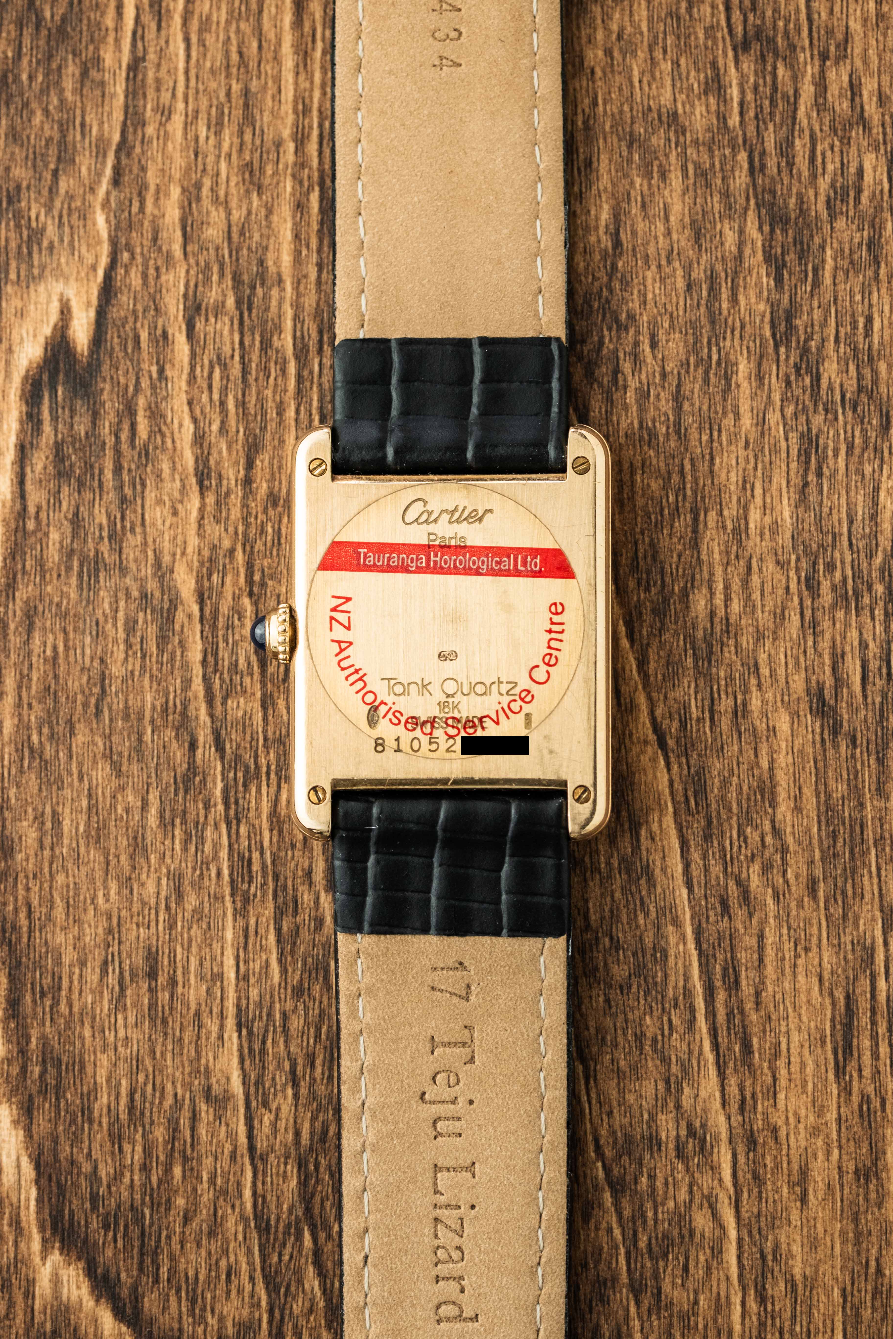 Cartier Tank Louis Ref. 81052 '18k Yellow Gold' 2000’s