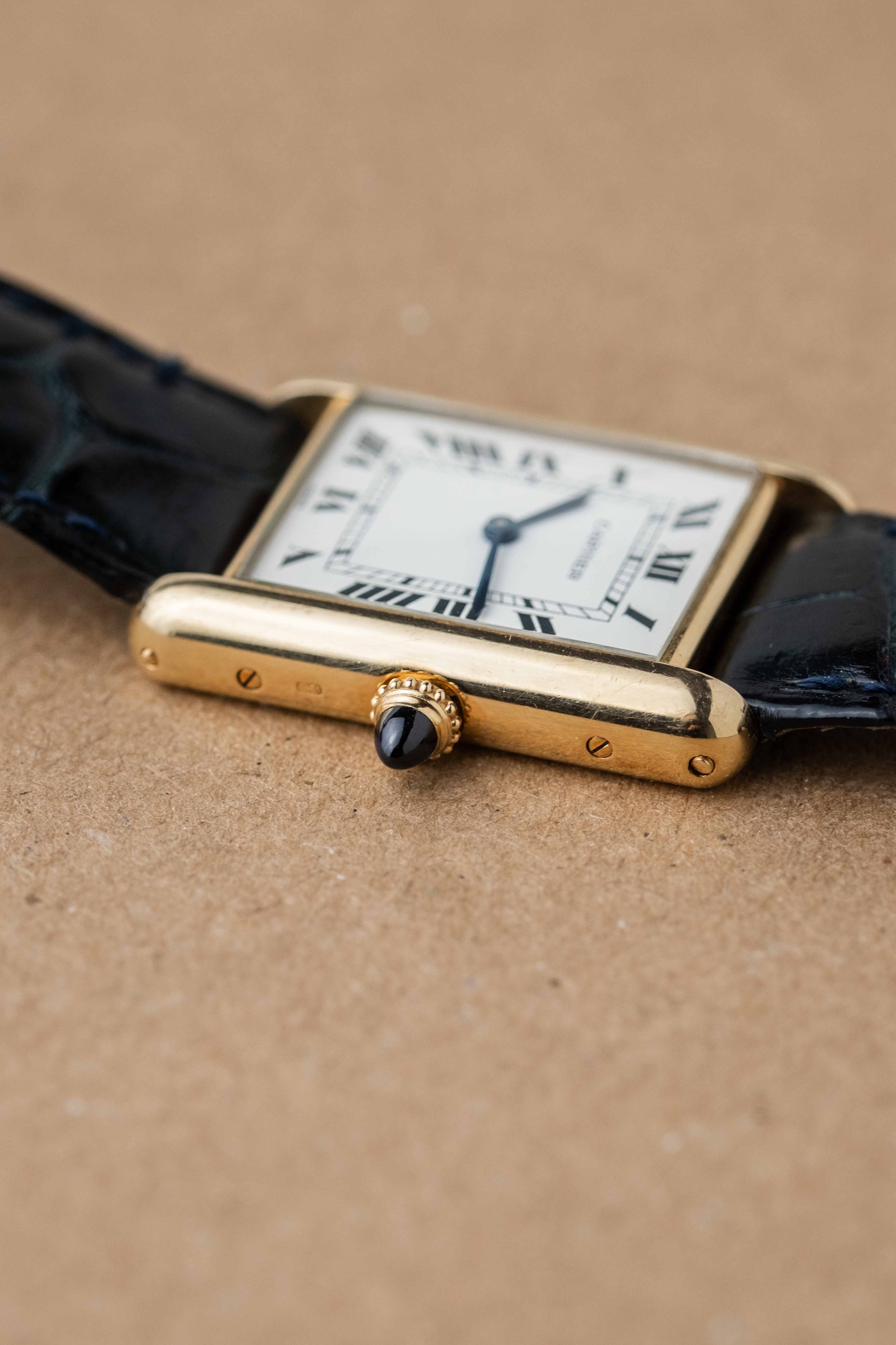Cartier Tank Louis 'Paris' Dial Ref. 78086 1980's