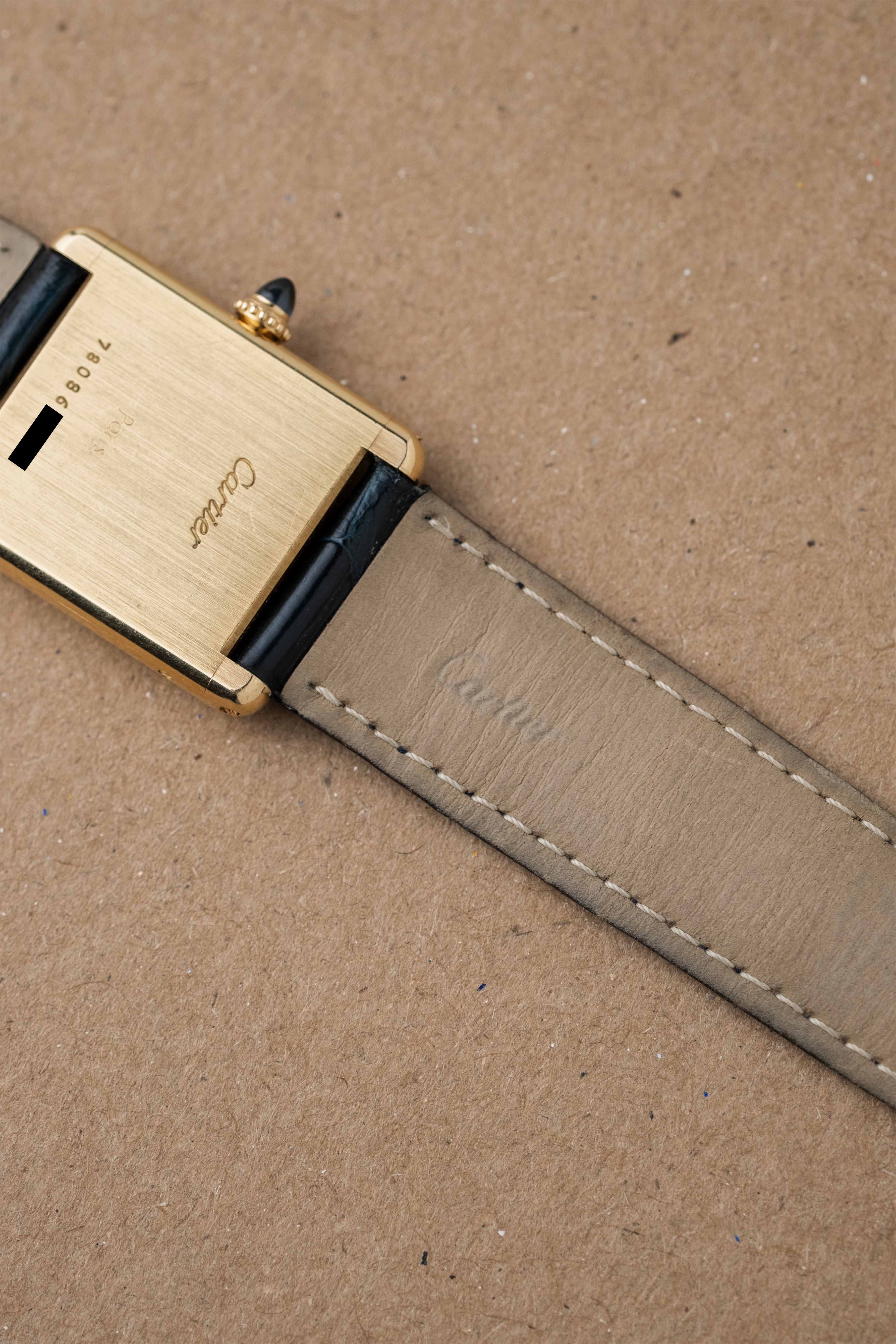 Cartier Tank Louis 'Paris' Dial Ref. 78086 1980's