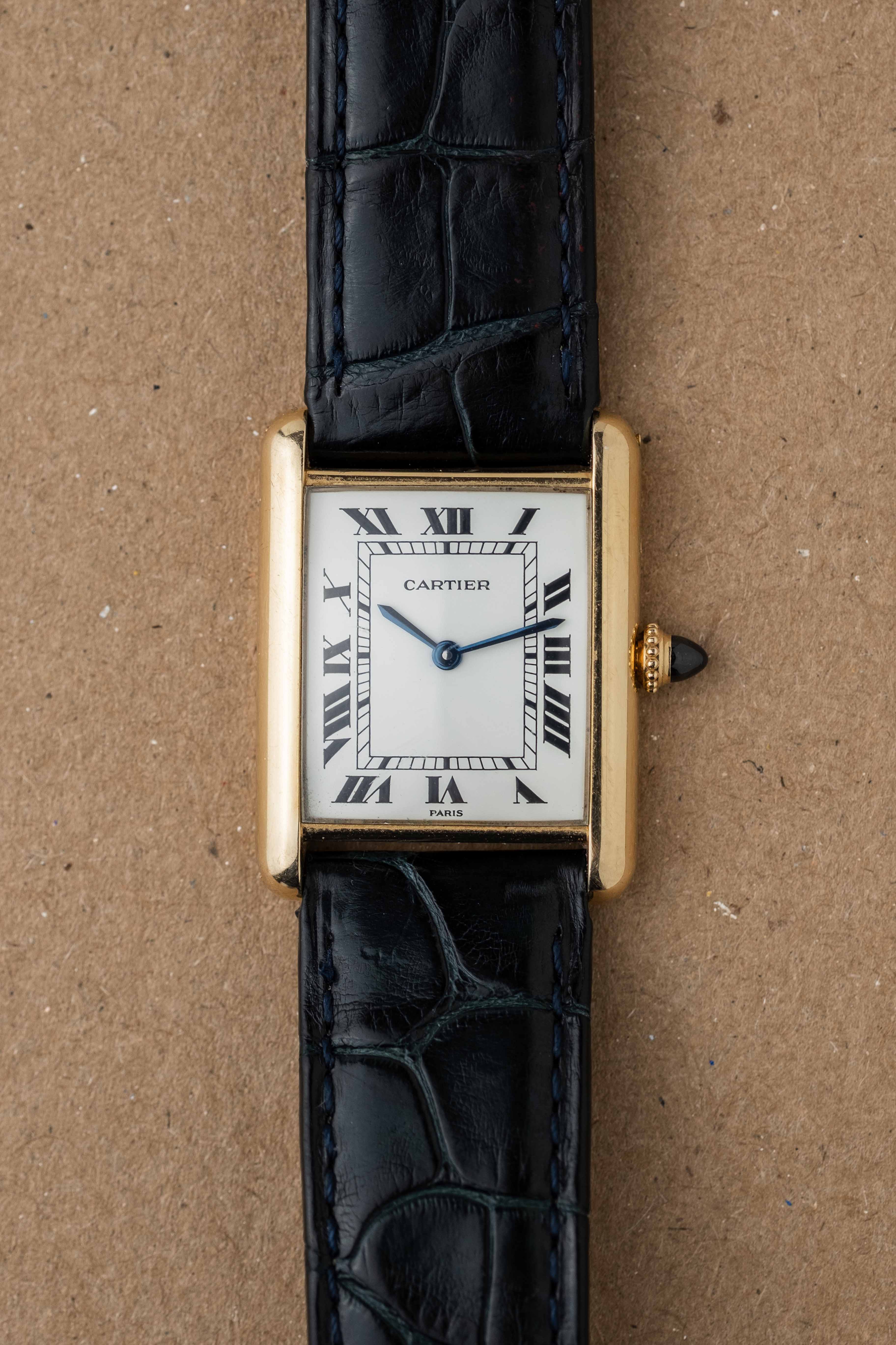Cartier Tank Louis 'Paris' Dial Ref. 78086 1980's