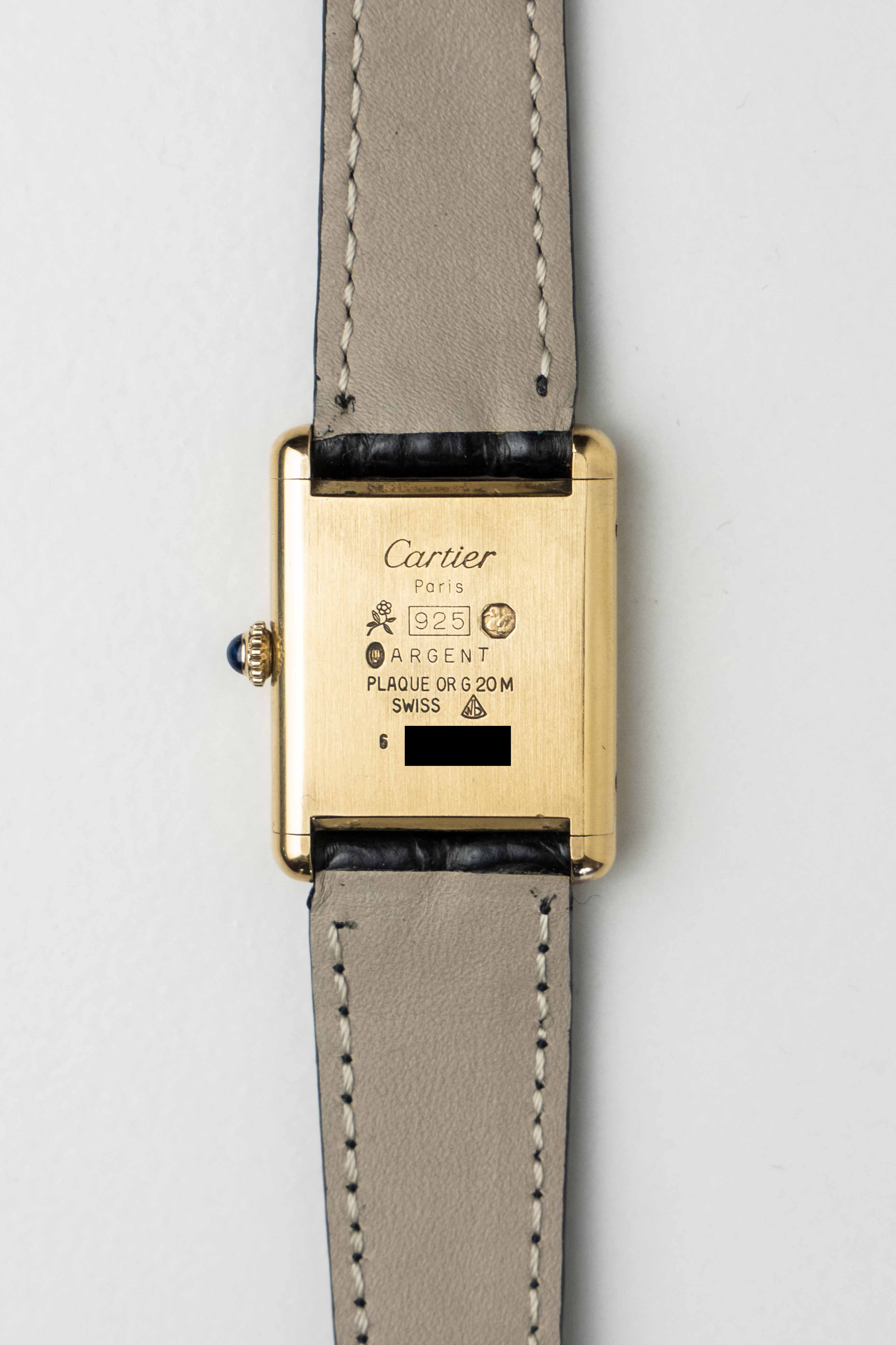 Cartier Tank Must De Cartier ‘Wood’ Dial Ref. 590005 1970’s