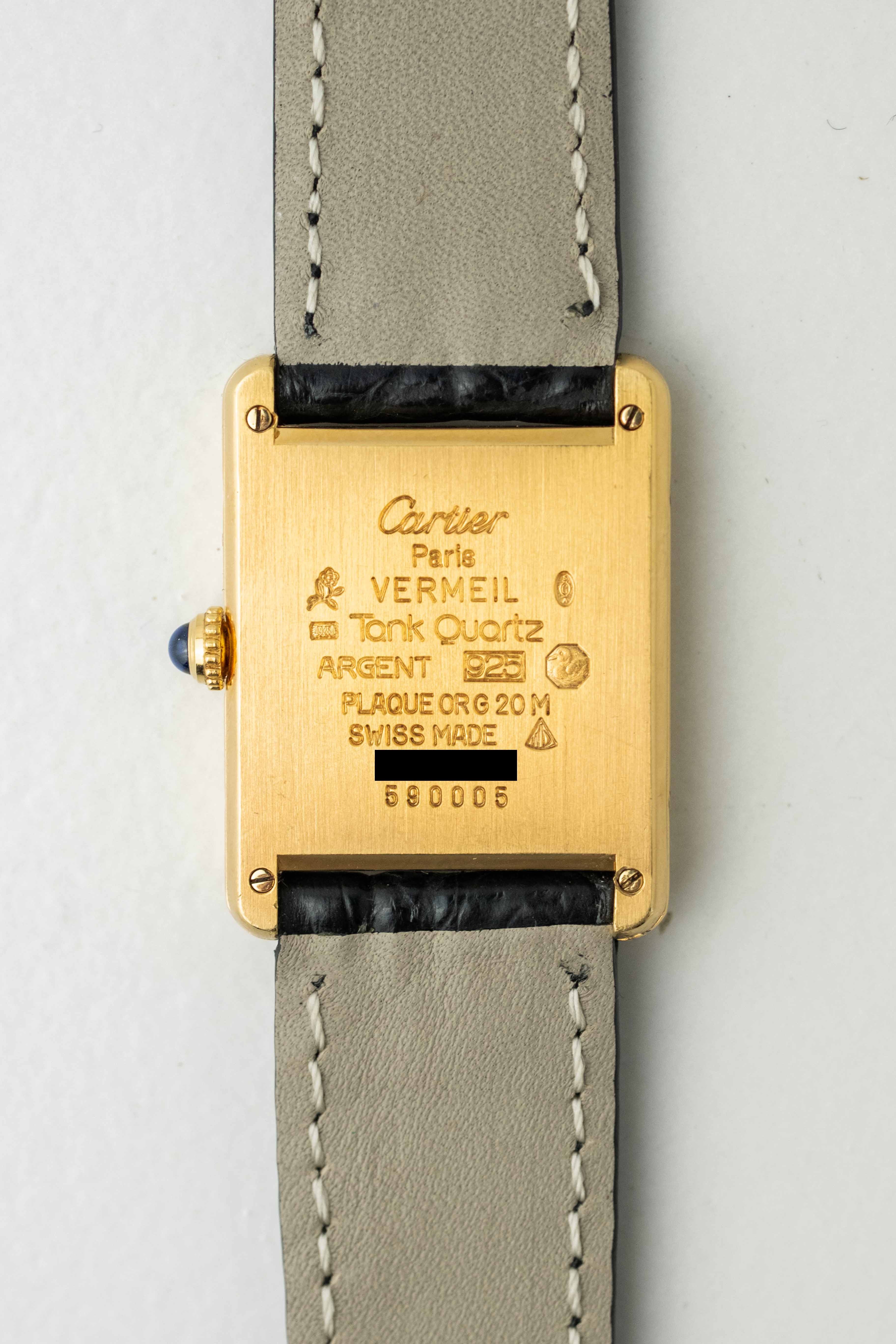Cartier Tank Must De Cartier Ref. 590005 1990's