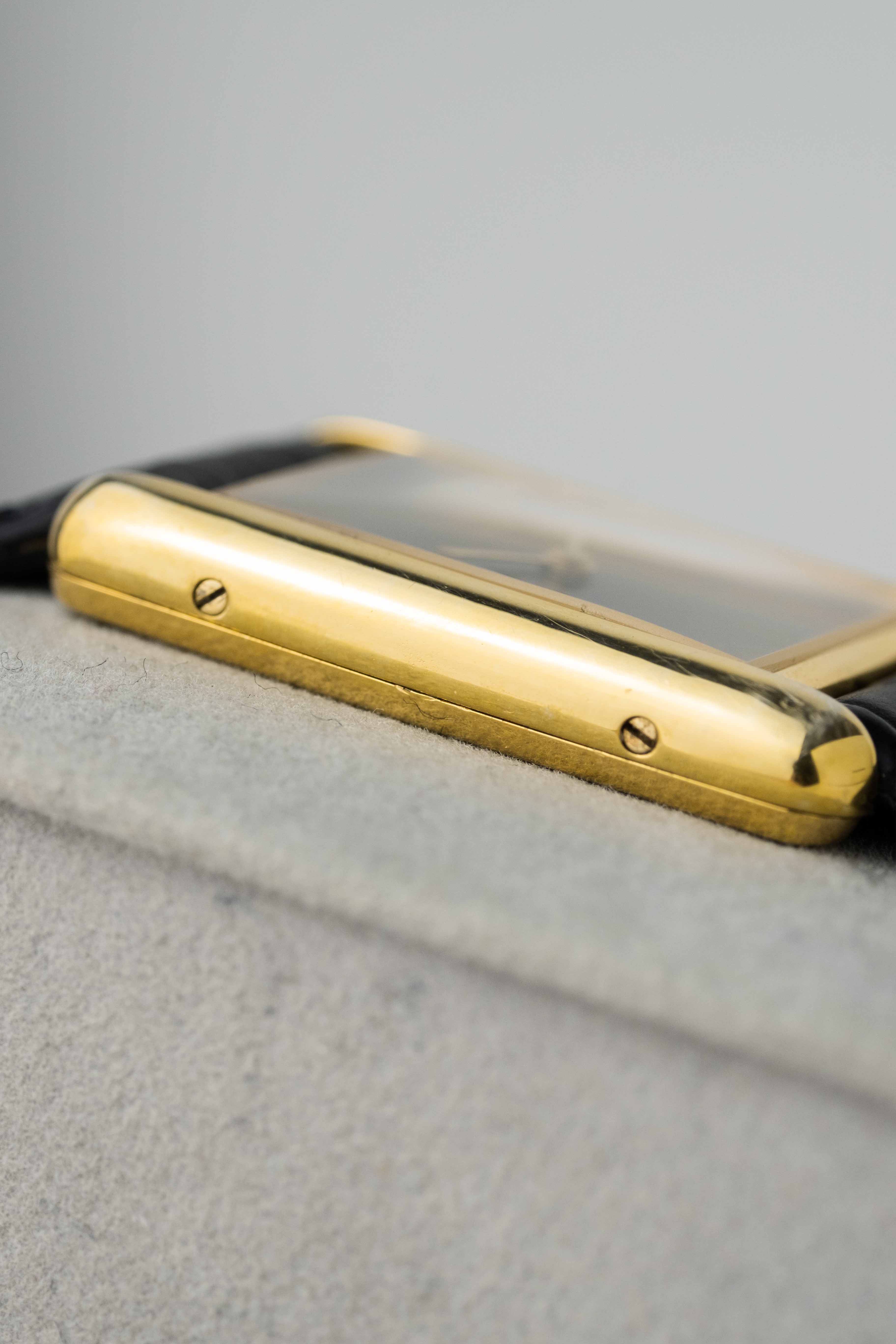 Cartier Tank Must De Cartier Ref. 590005 ‘Black Roman' Dial 1990’s