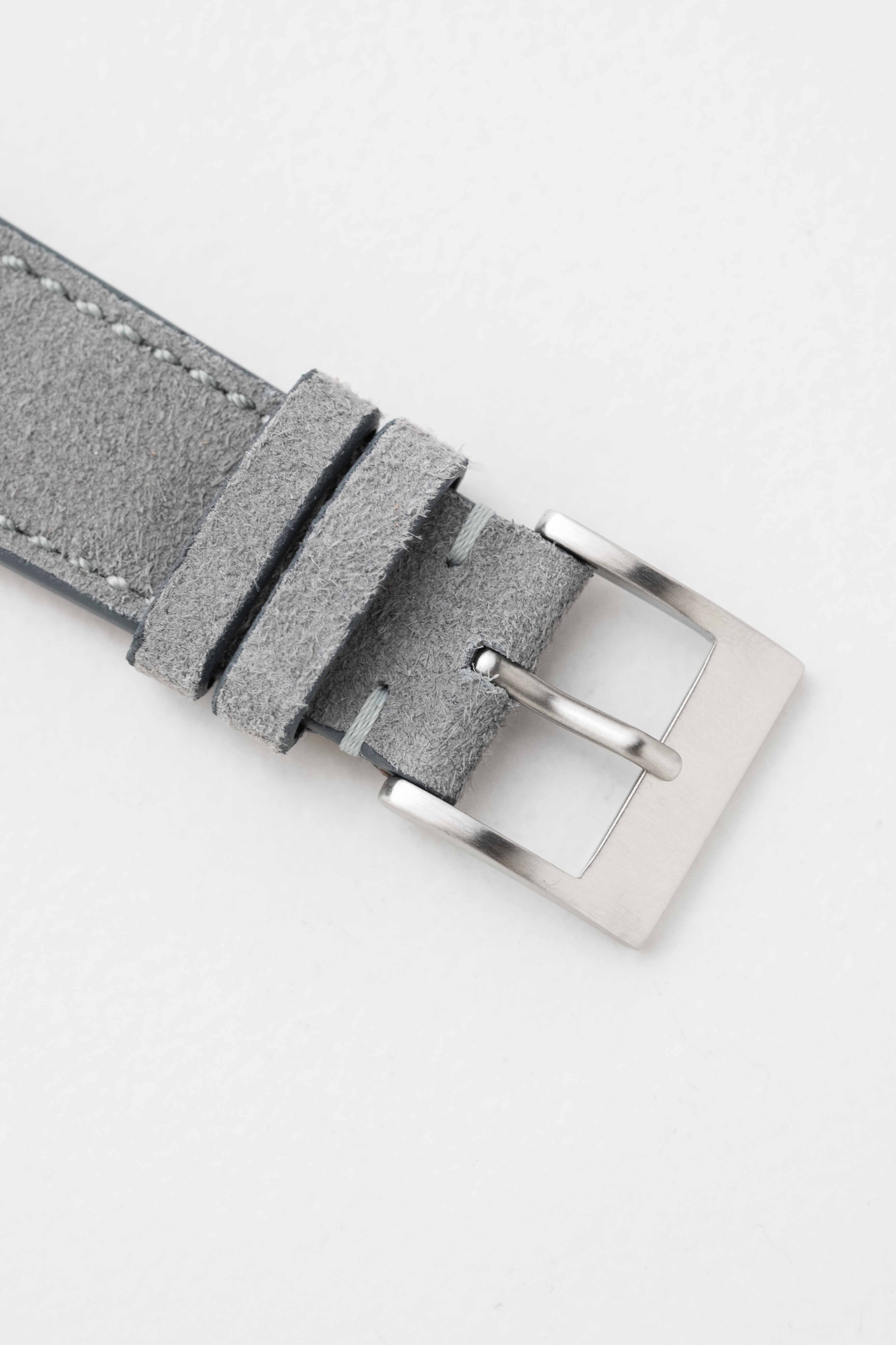 Gris Clair Suede Goat Skin Watch Strap