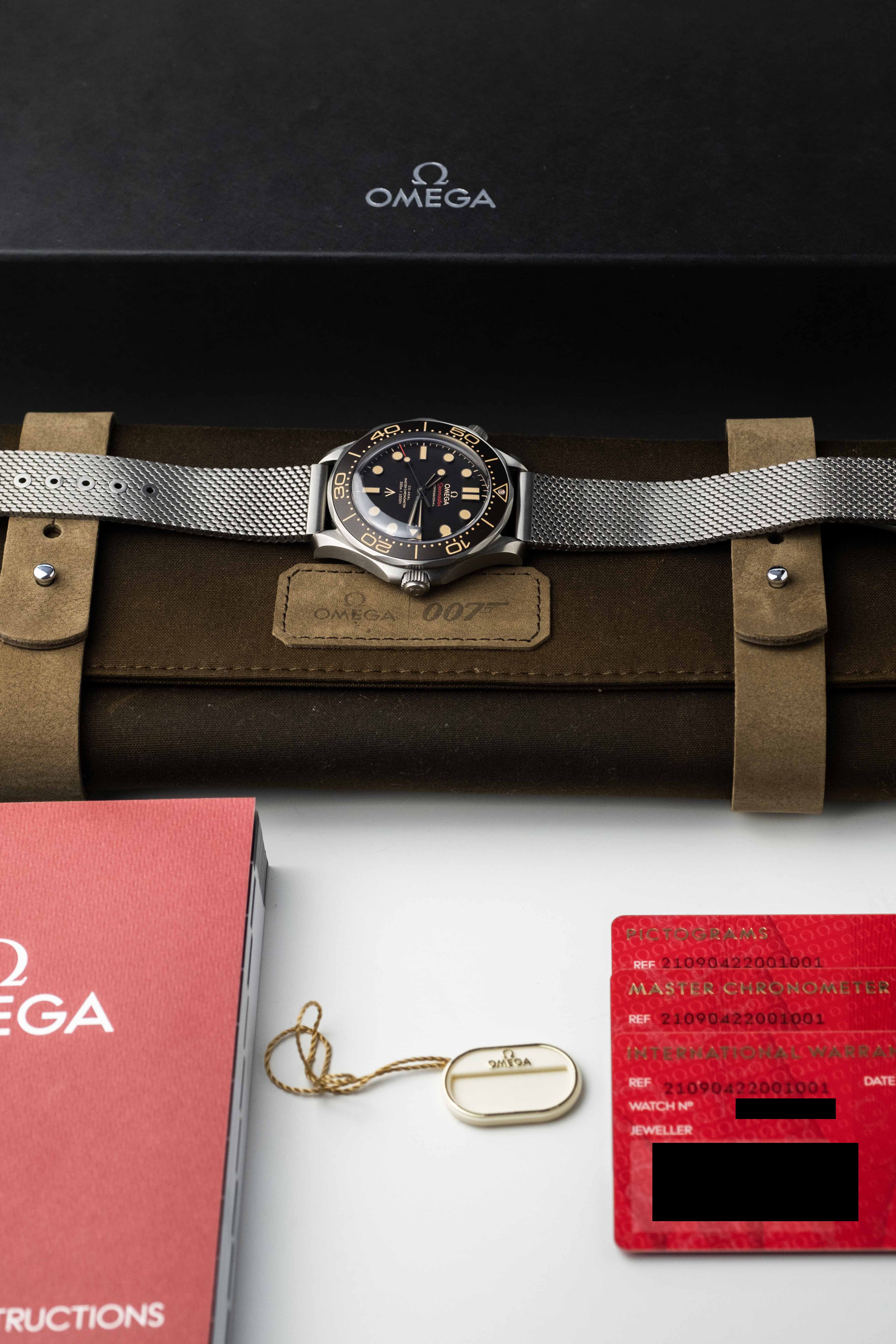 Omega Seamaster Diver 300M 'No Time To Die' Ref. 210.90.42.20.01.001 w/ Box & Papers 2021
