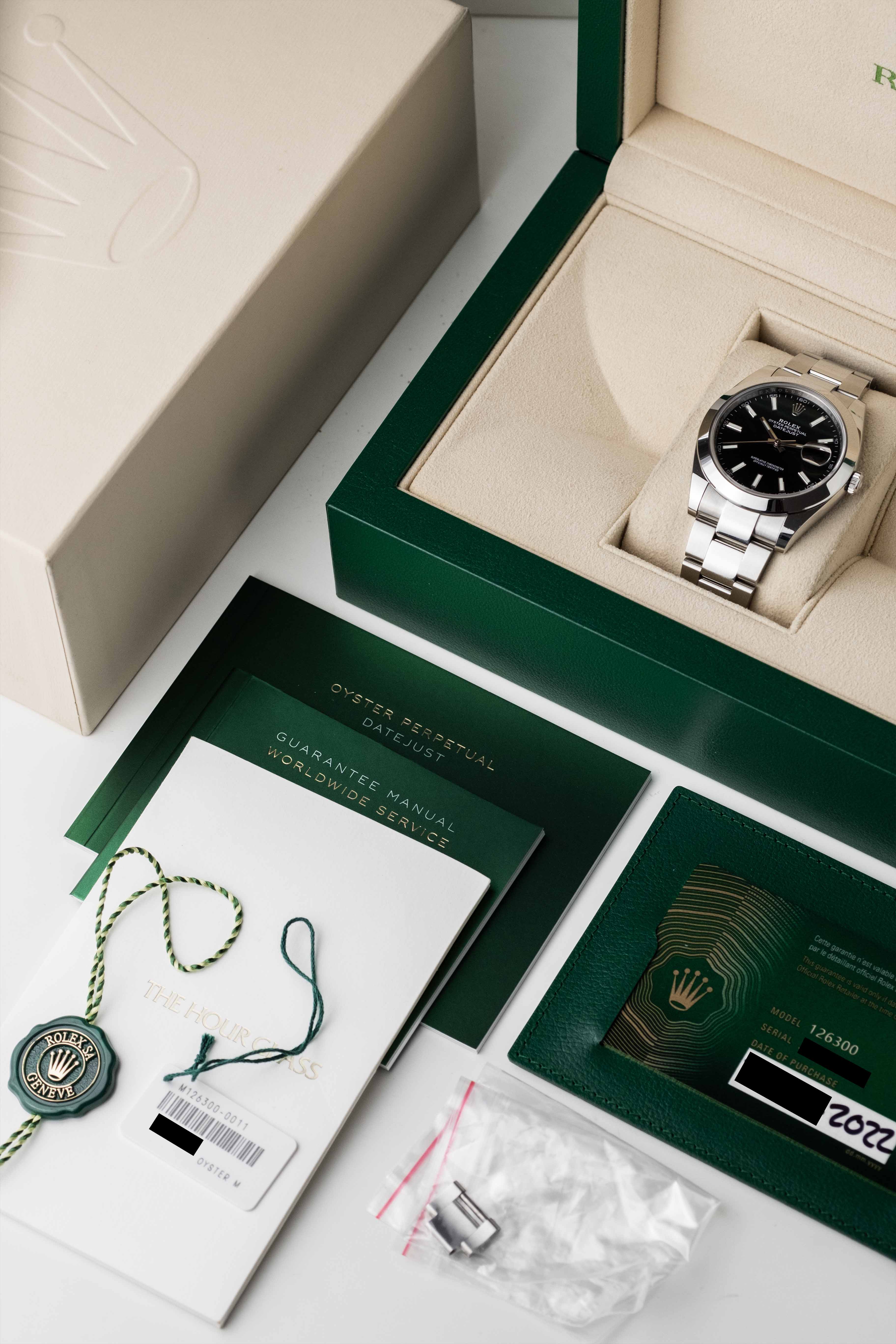 Rolex Datejust 41 Ref. 126300 'Black' Dial 2022 w/ Box & Papers