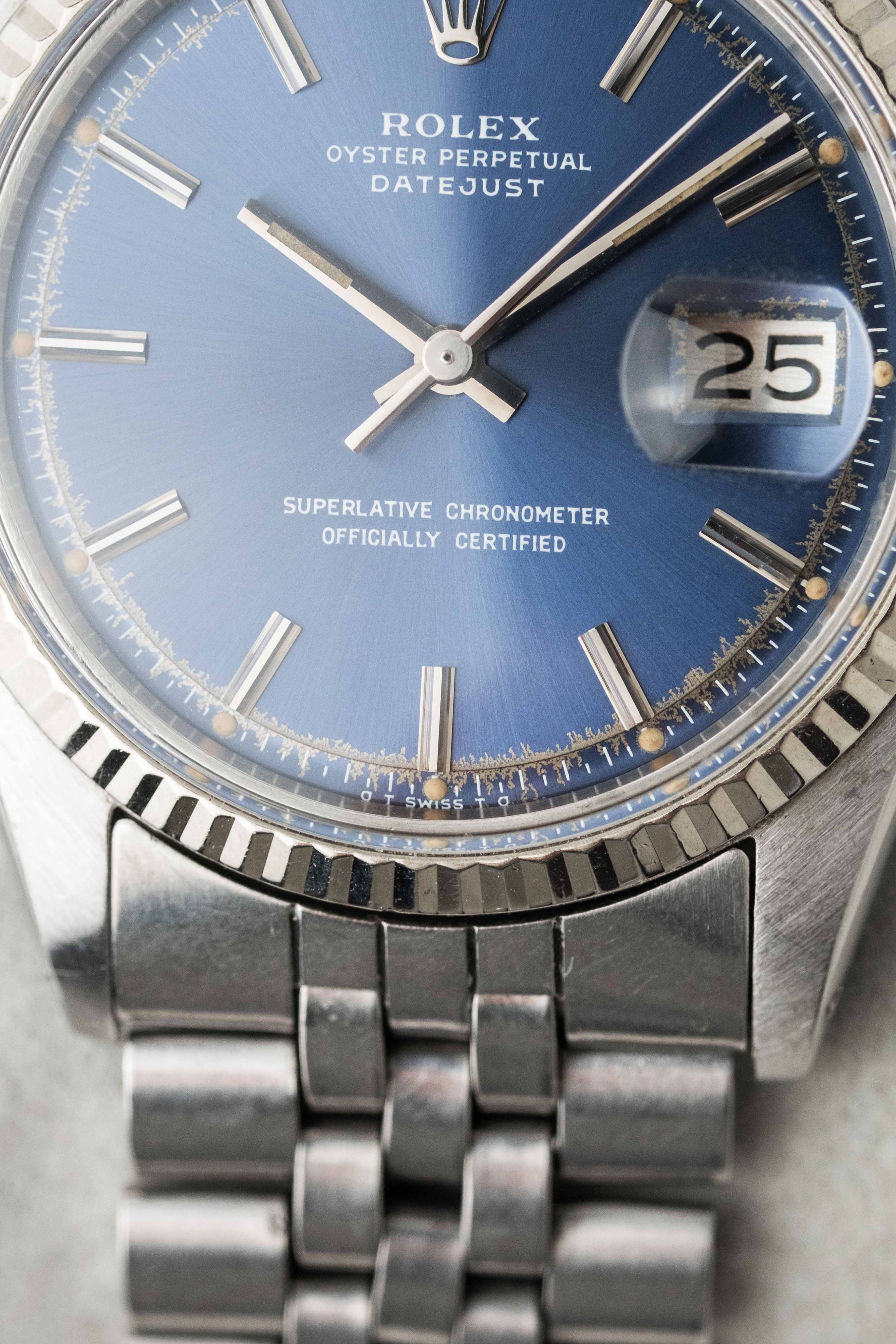 Rolex Datejust Ref. 1601 ‘Sigma Blue’ Dial 1970