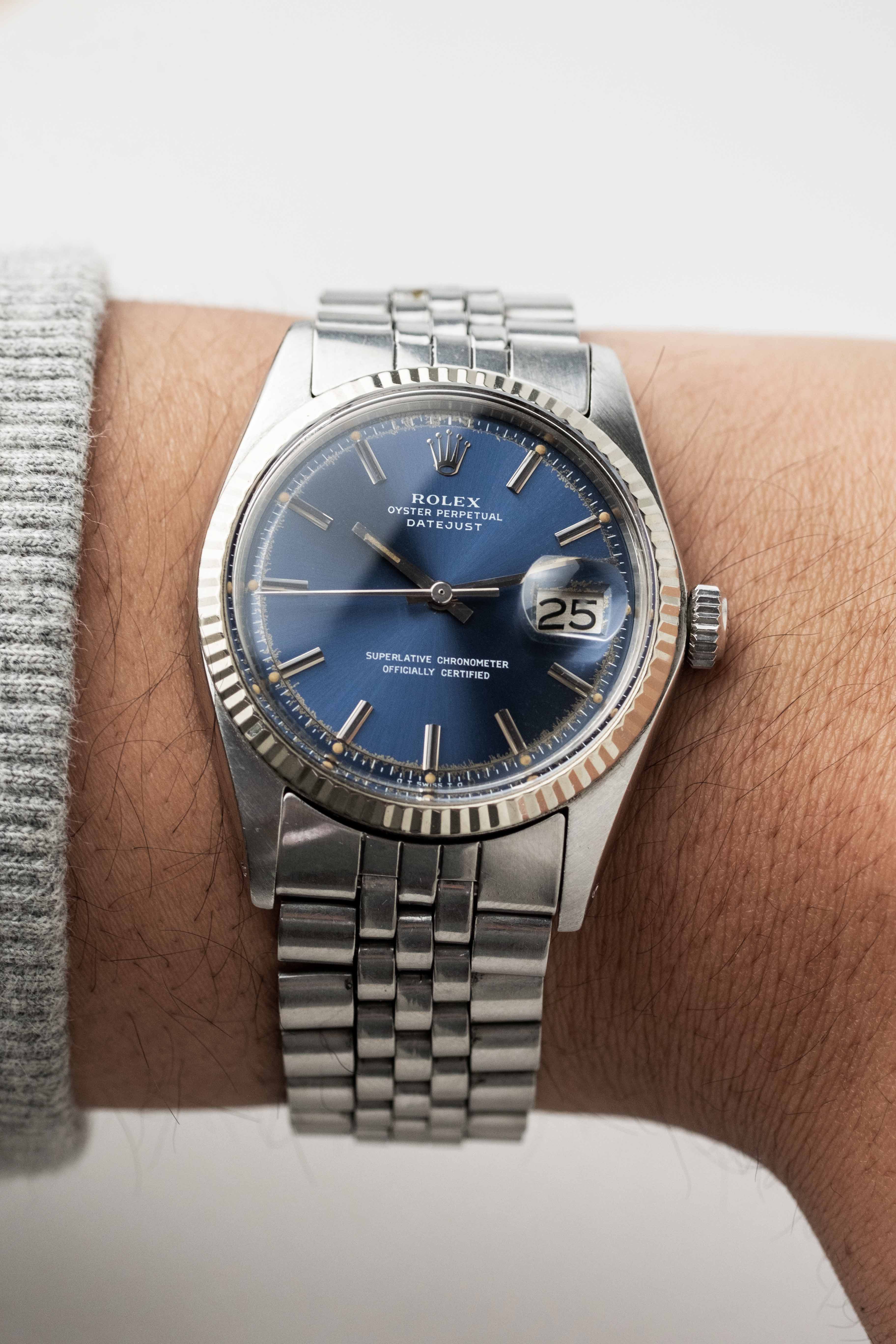 Rolex Datejust Ref. 1601 ‘Sigma Blue’ Dial 1970