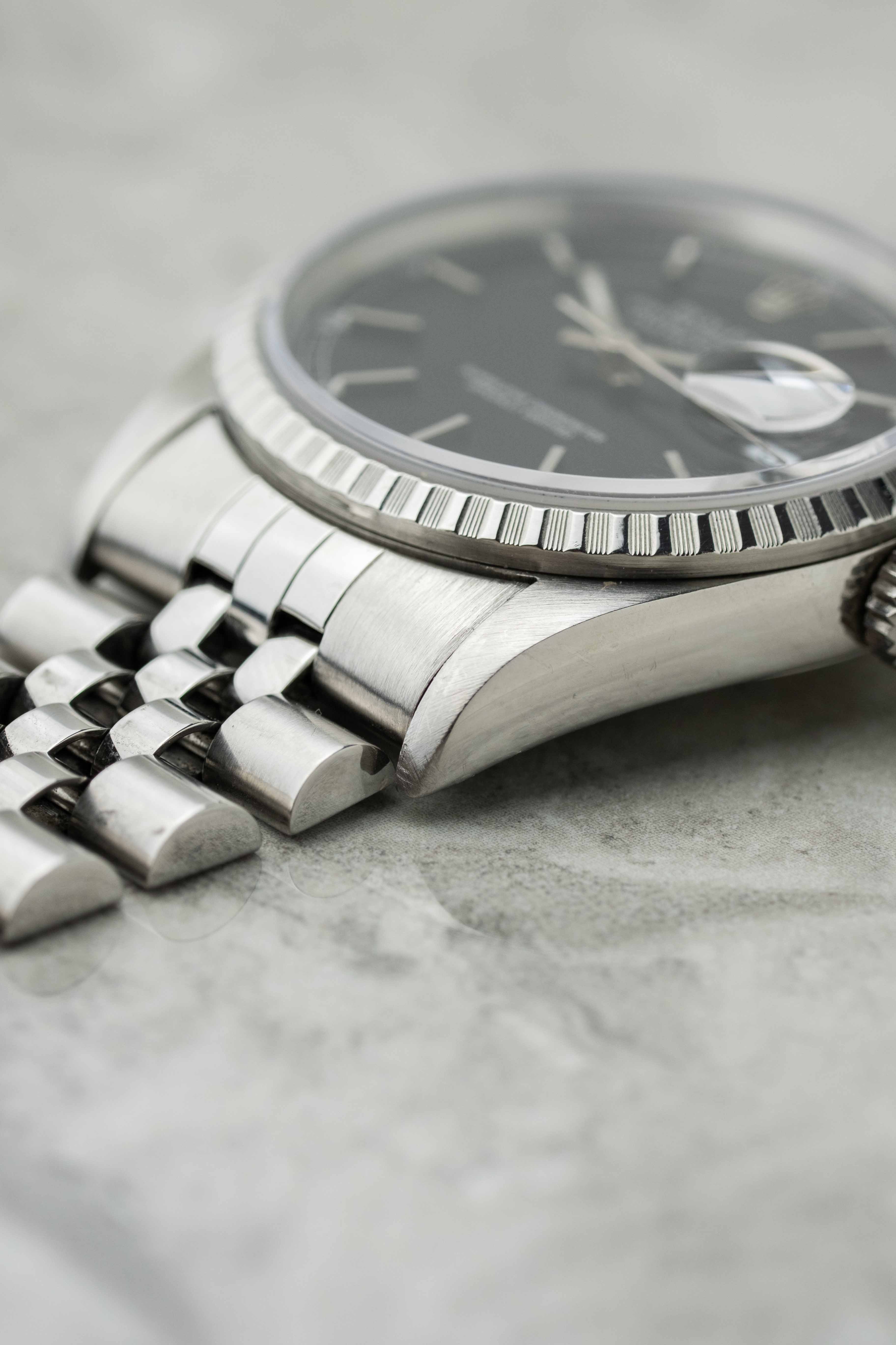 Rolex Datejust Ref. 16220 'Black Track' Dial 1998 w/ Box & Papers