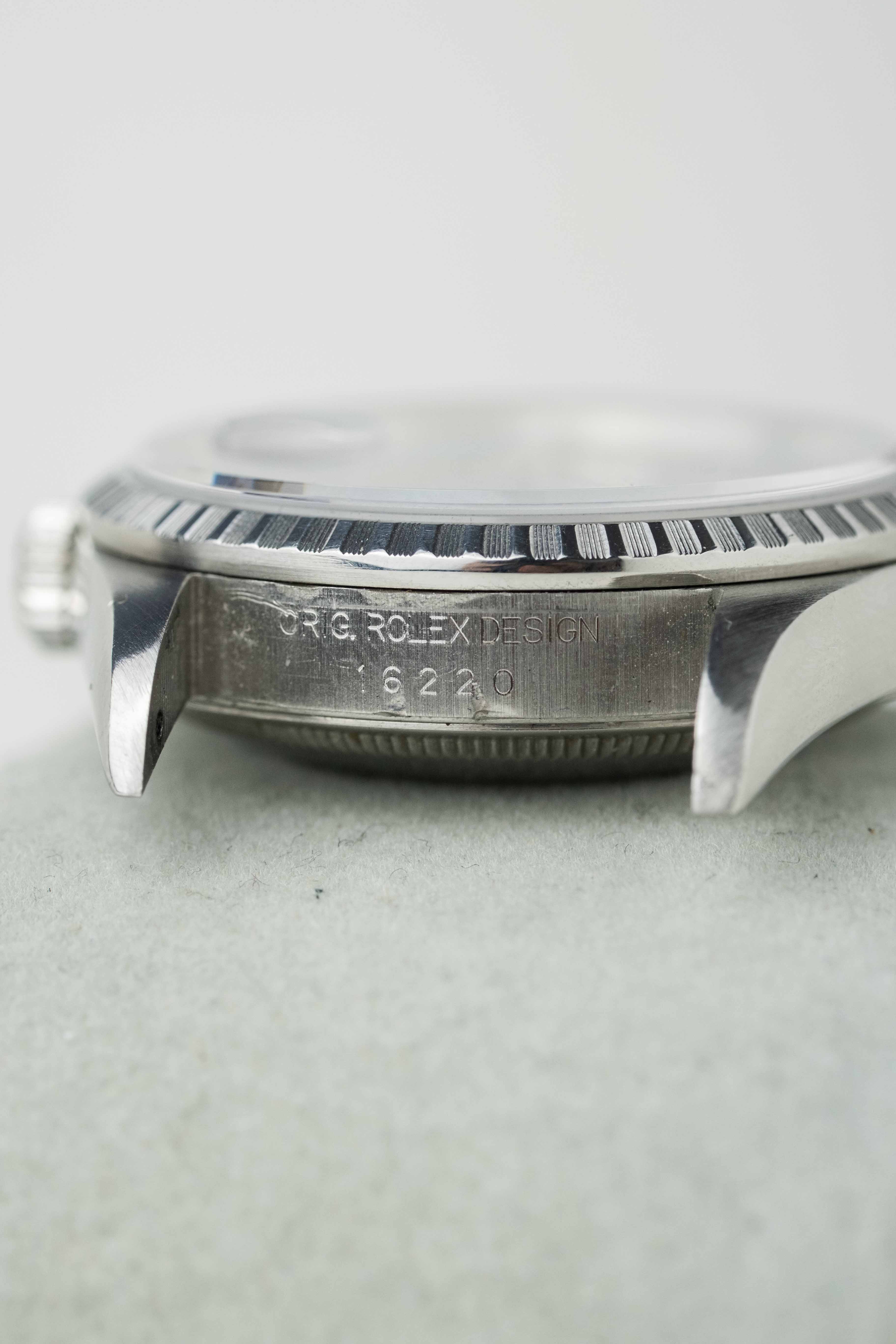 Rolex Datejust Ref. 16220 'Black Track' Dial 1998 w/ Box & Papers