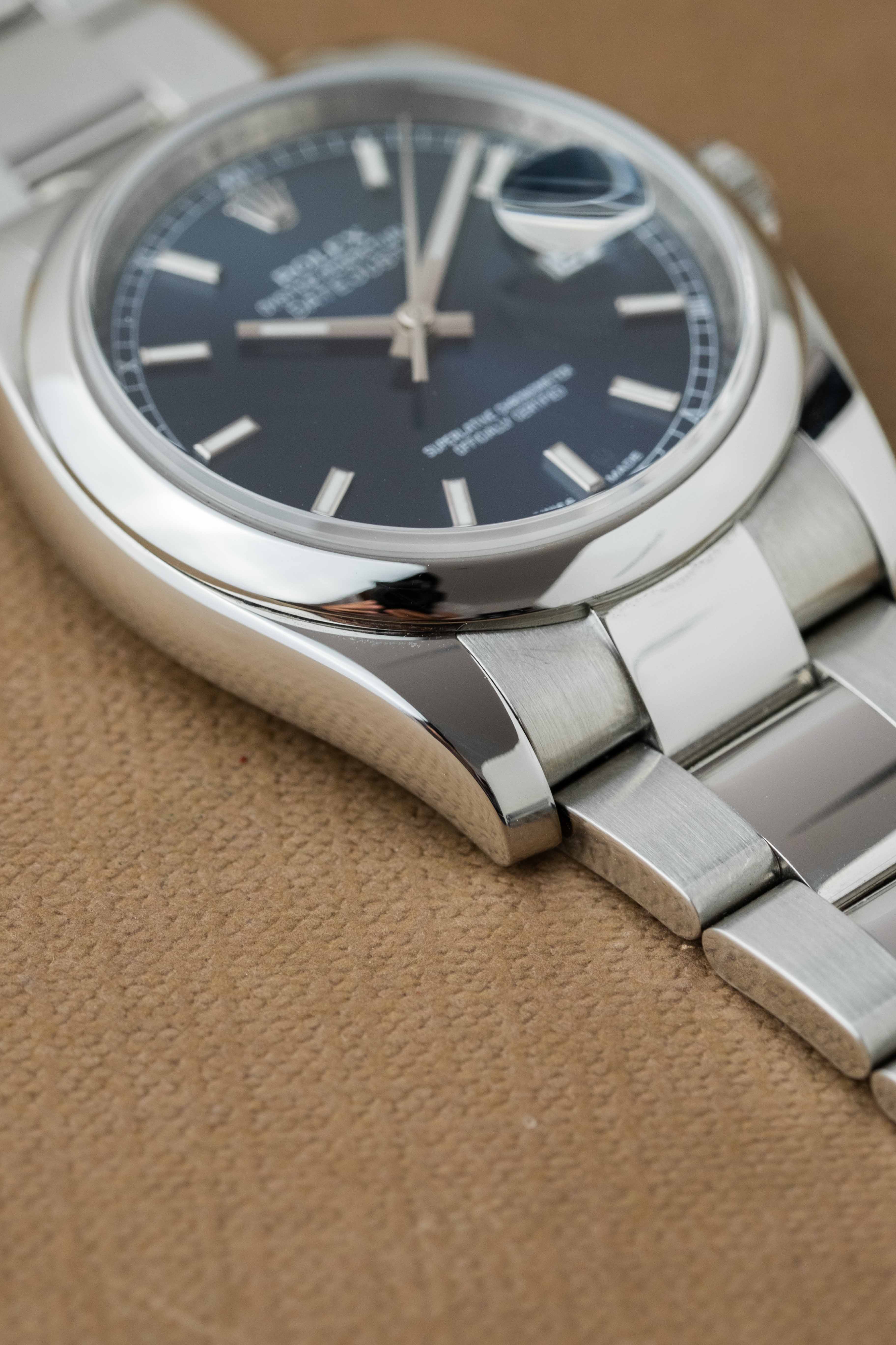 Rolex Datejust Ref. 116200 'Blue' Dial 2012 w/ Box & Papers