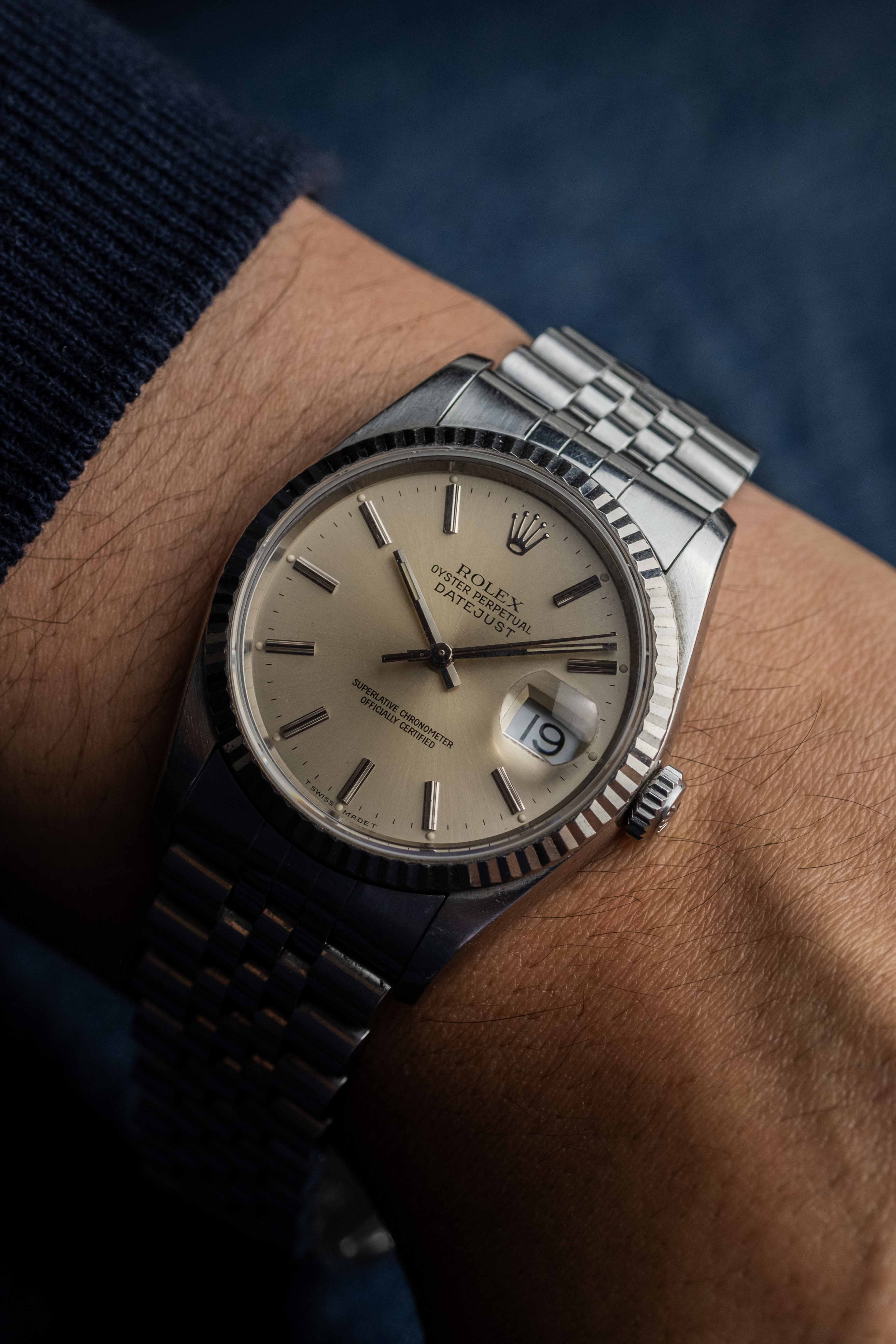 Rolex Datejust Ref. 16234 'Champagne Stick' Dial 1991