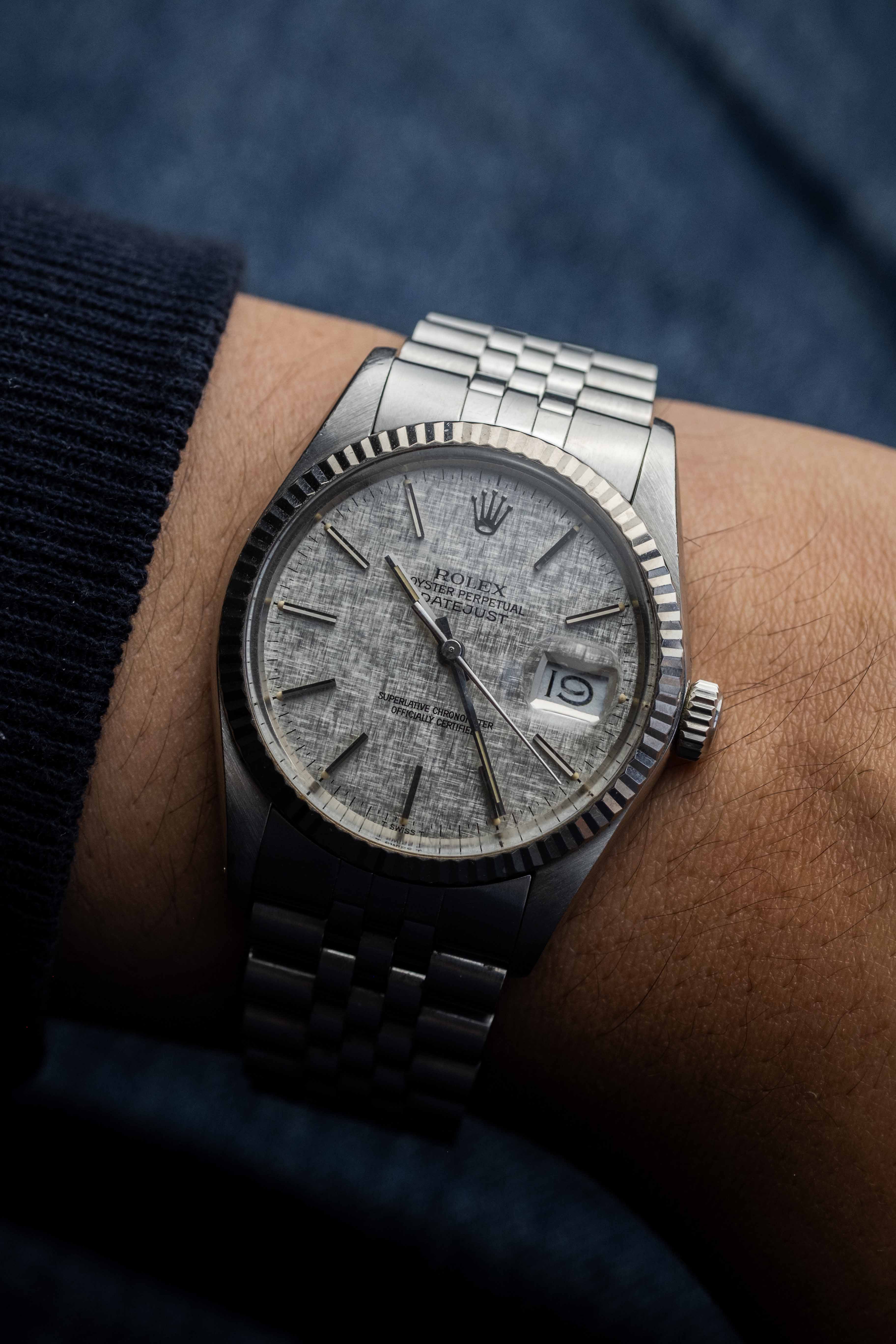 Rolex Datejust Ref. 16014 'Linen' Dial 1985
