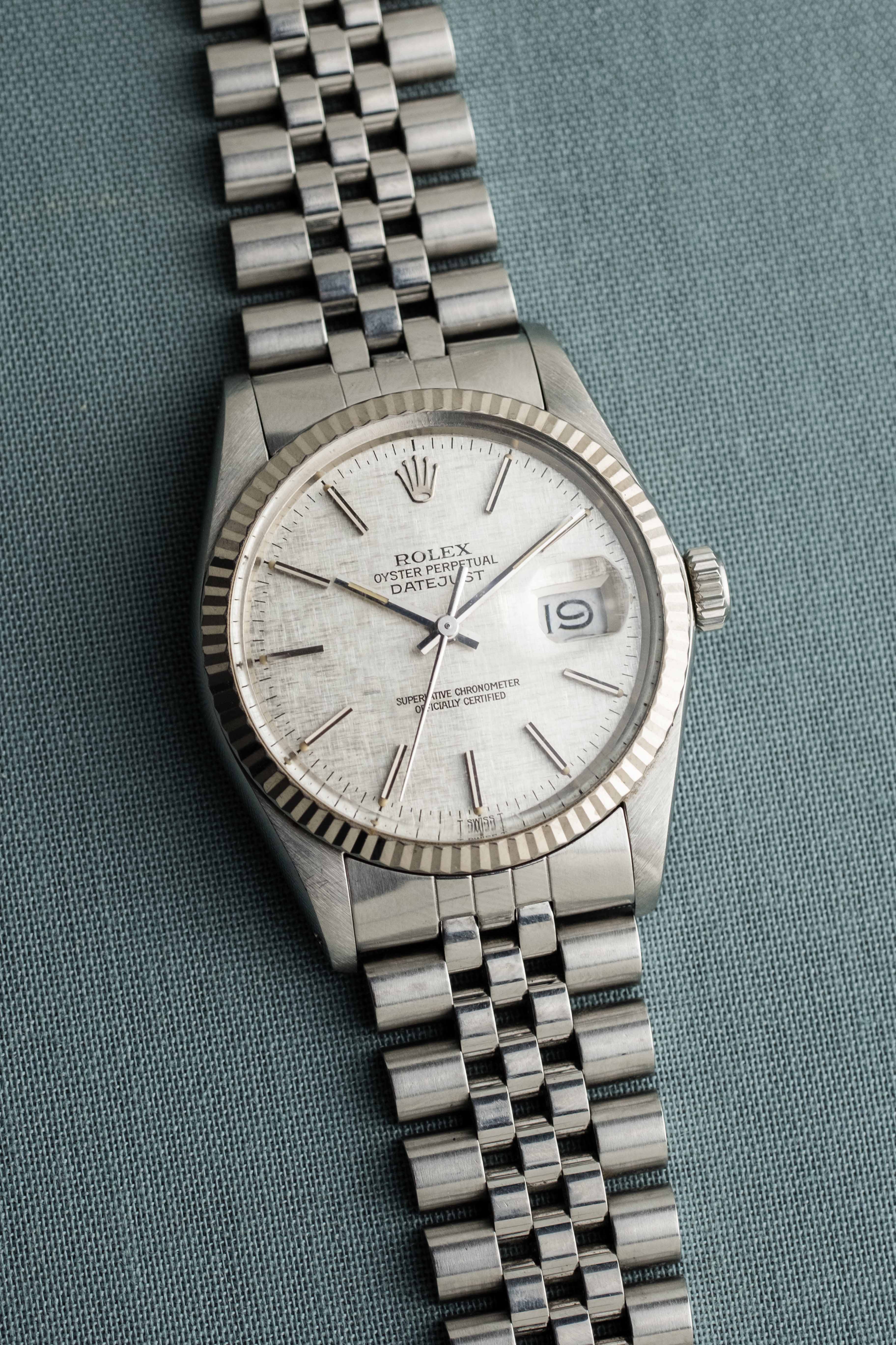Rolex Datejust Ref. 16014 'Linen' Dial 1985