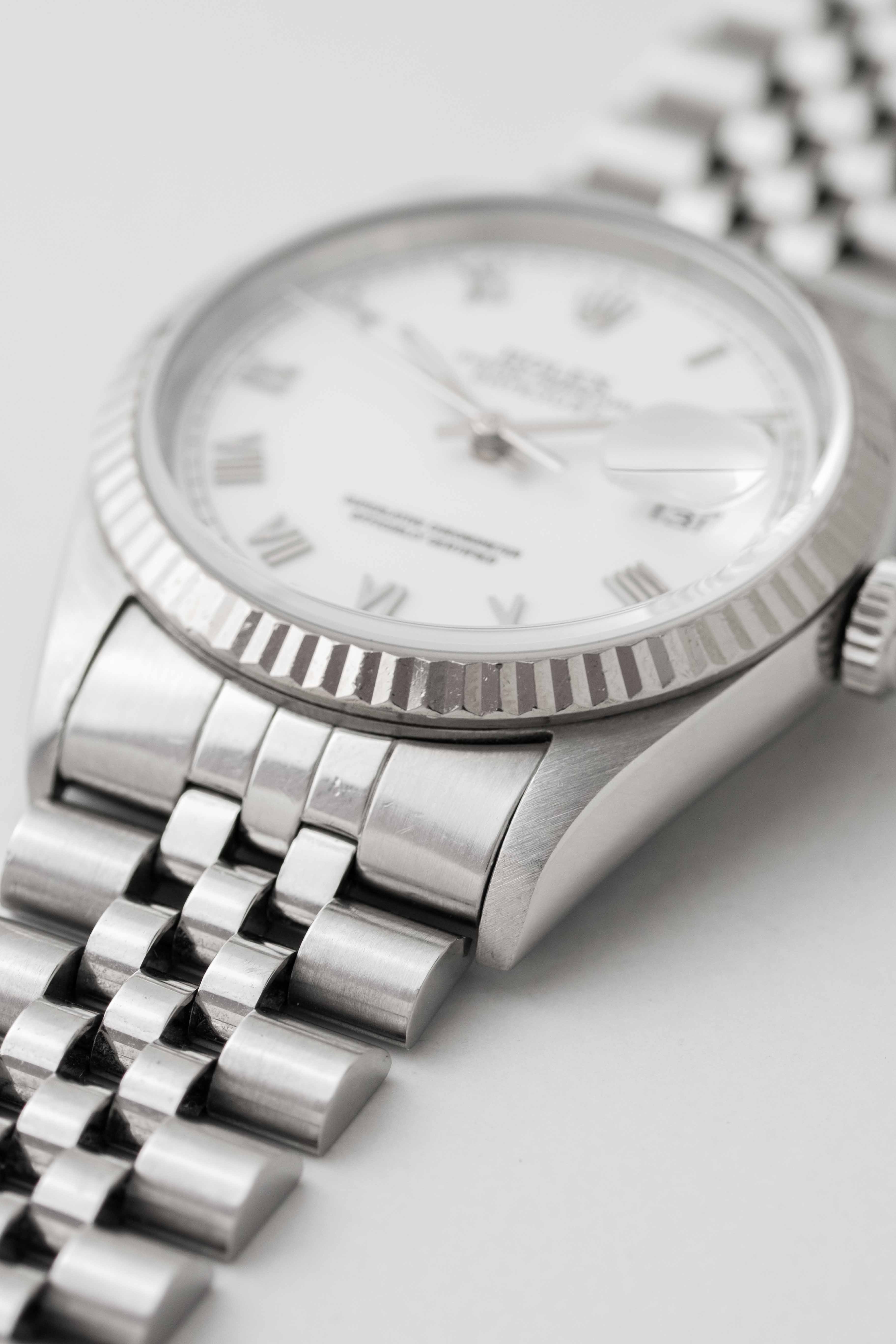 Rolex Datejust Ref. 16234 'White Roman' Dial 1994 w/ Box & Papers