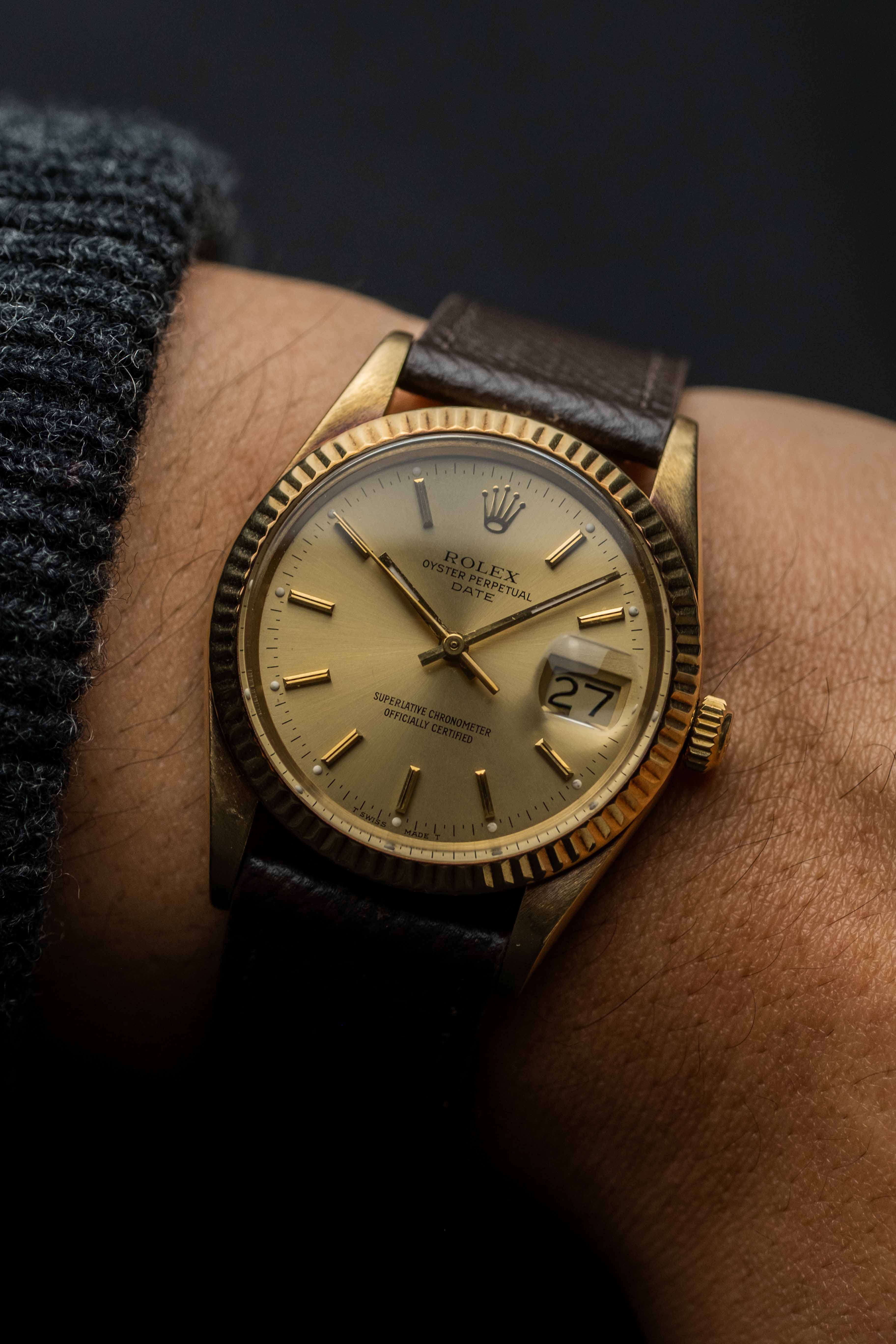 Rolex Oyster Perpetual Date Ref. 15037 1986