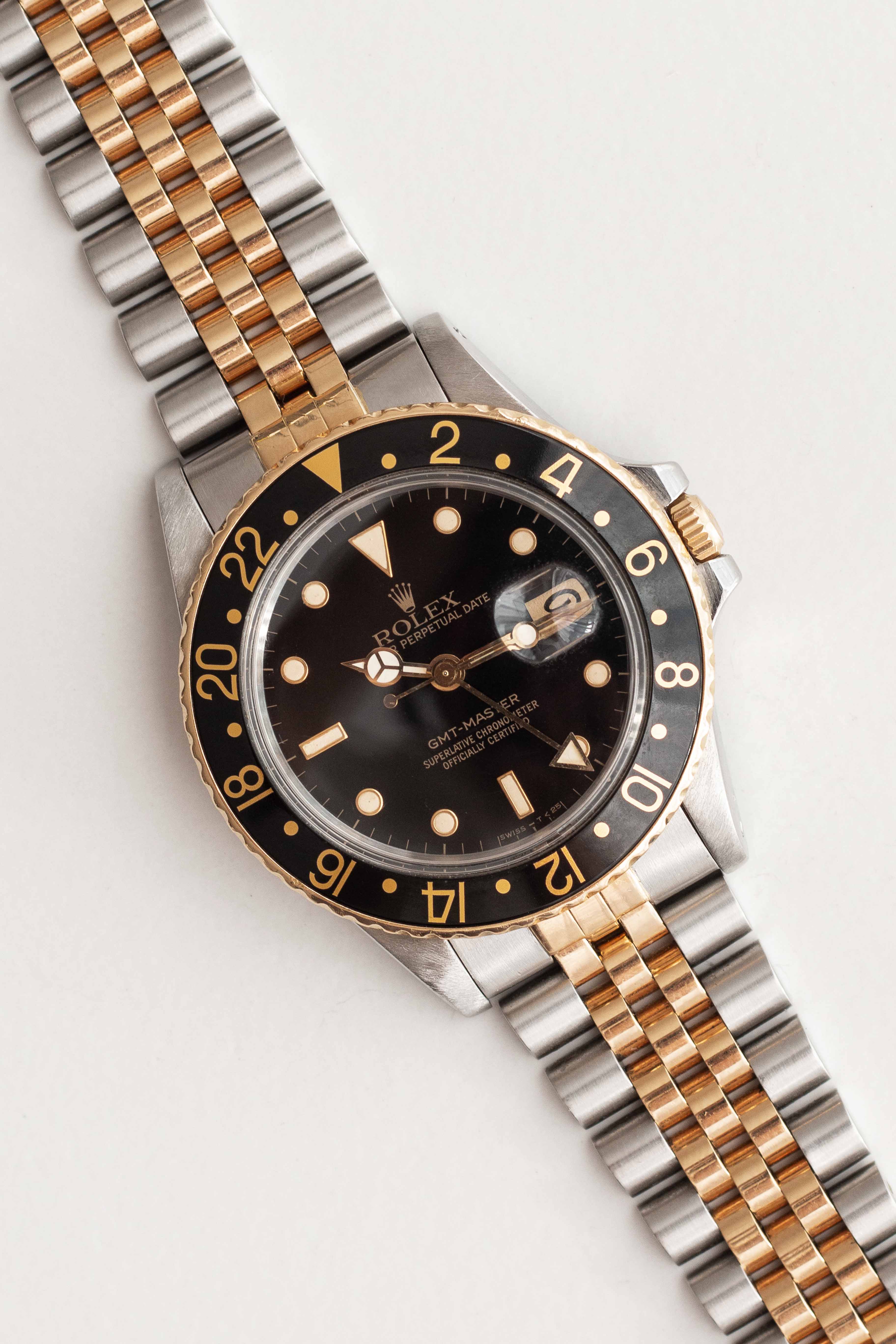 Rolex GMT-Master Two Tone Ref. 16753 1986 w/ Box