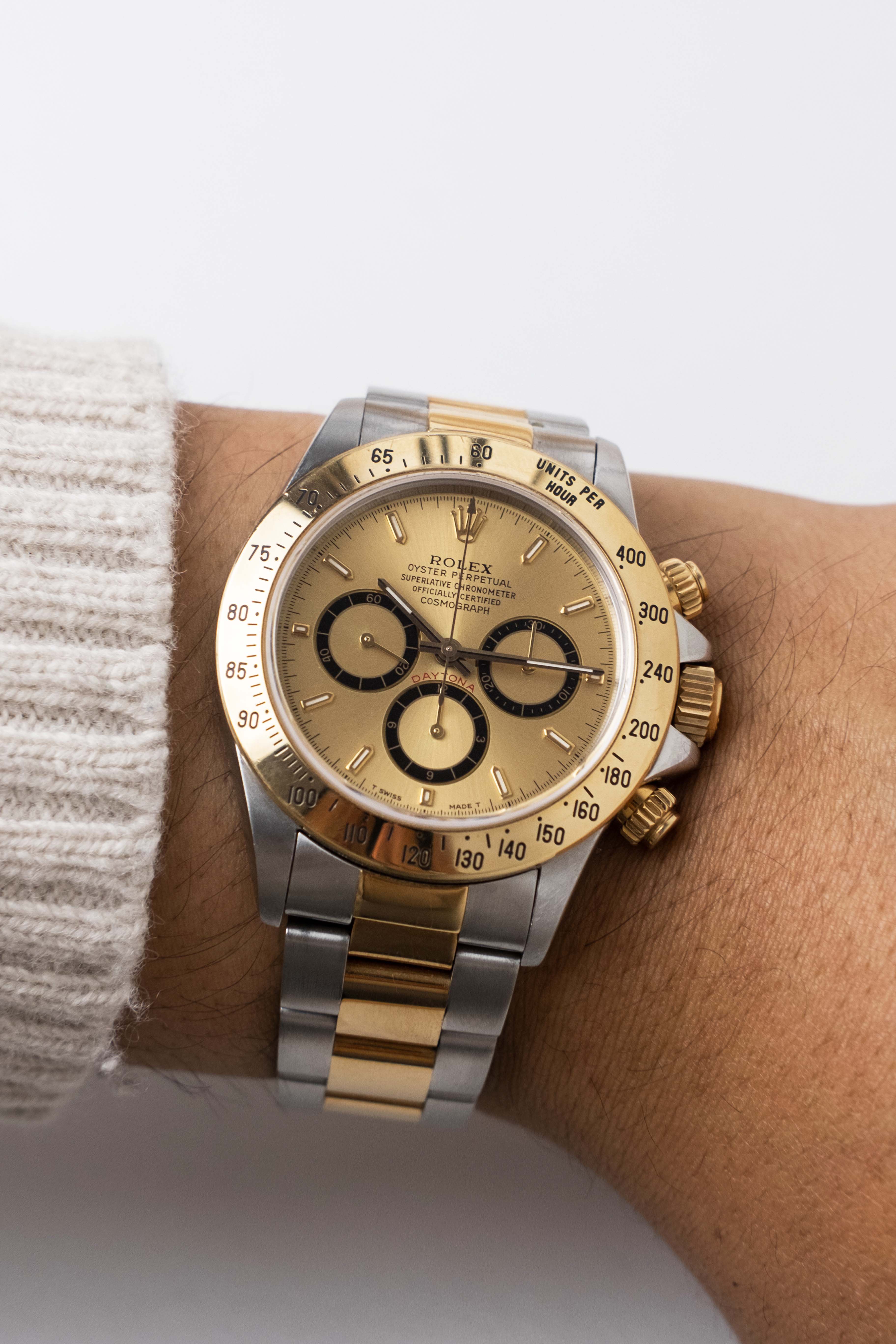Rolex Daytona Two Tone Zenith Ref. 16523 'Inverted 6’ Dial 1996 w/ Box & Papers