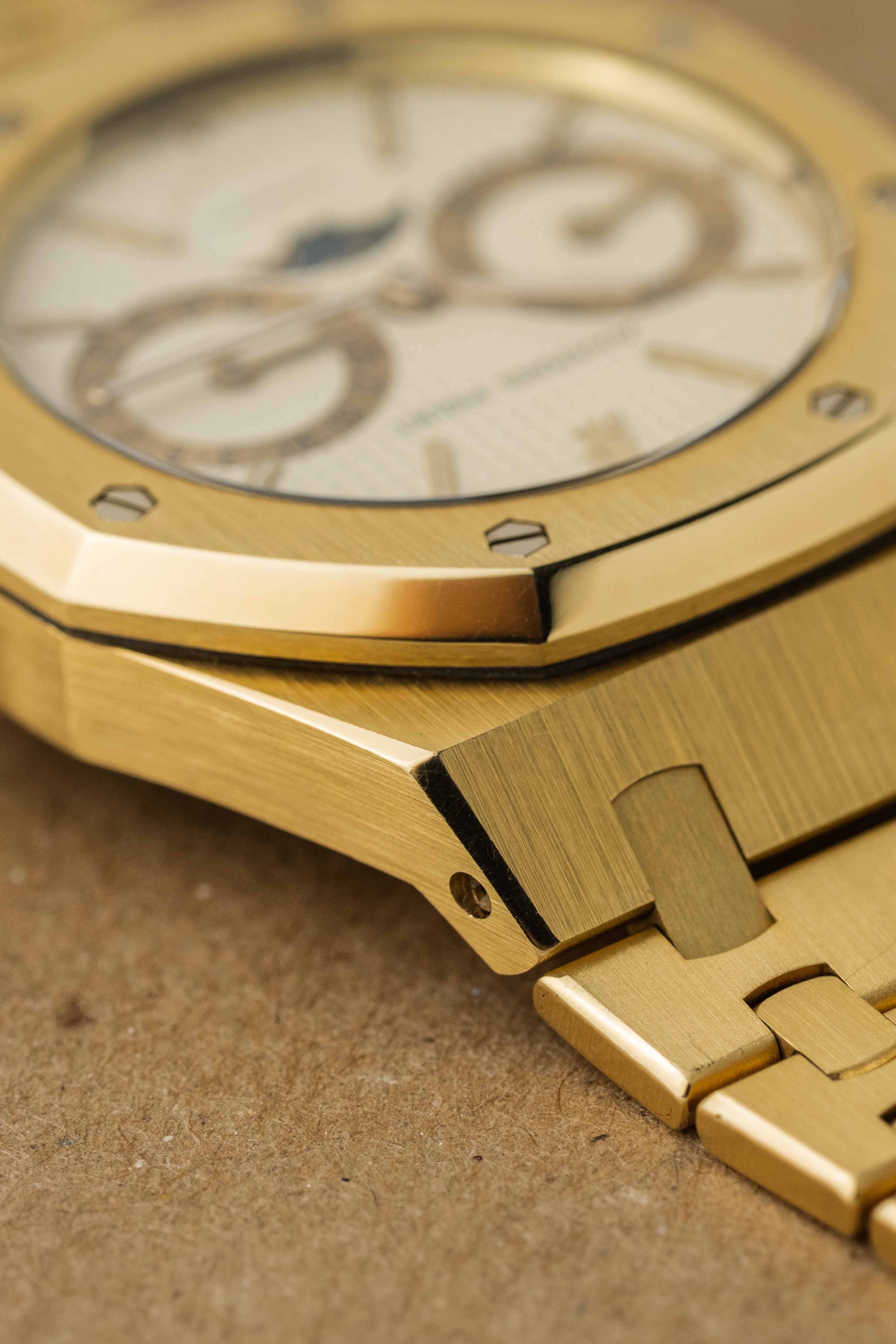 Audemars Piguet Royal Oak Day-Date Moonphase Ref. 25594BA 1990s w/ Box & Service Papers