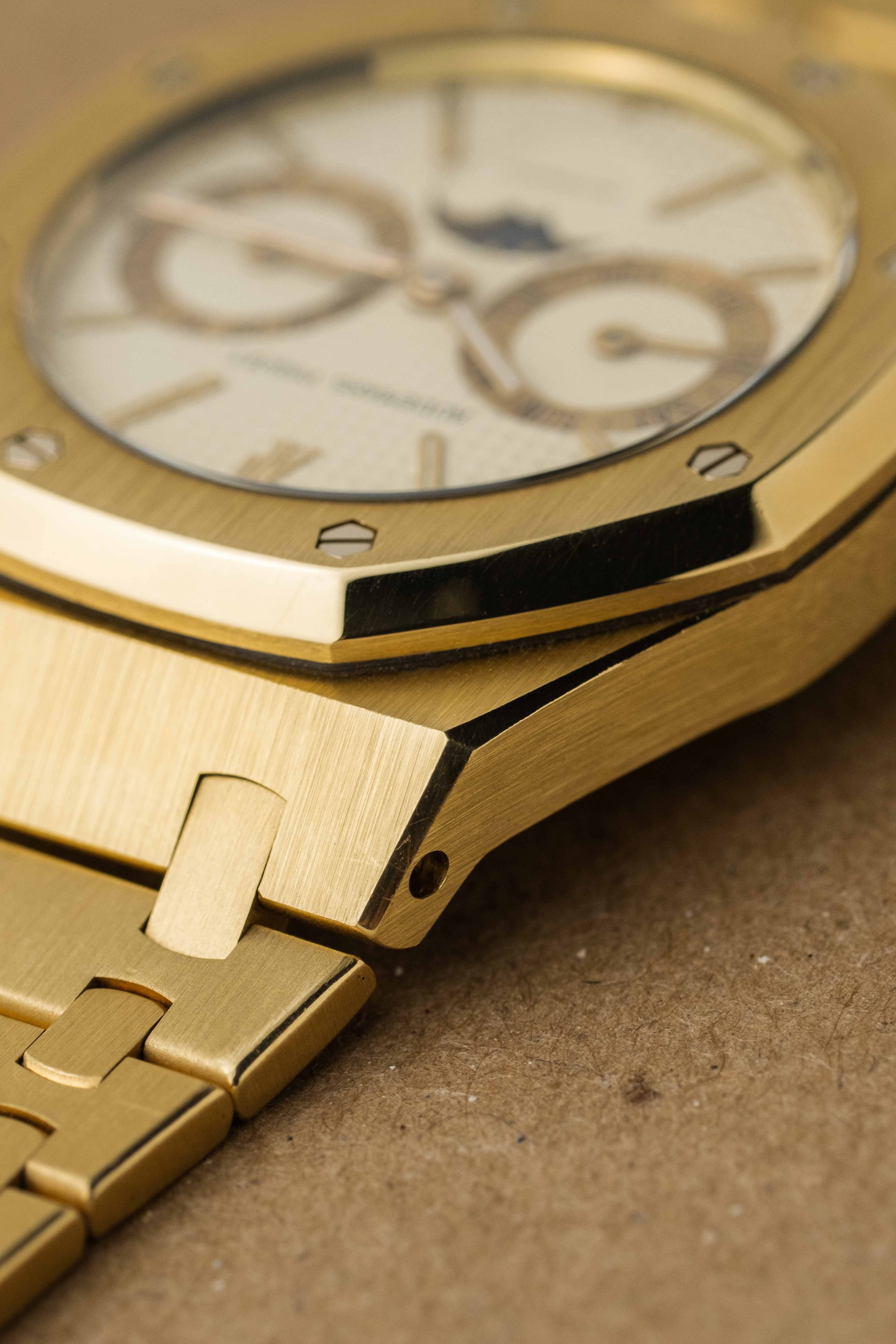 Audemars Piguet Royal Oak Day-Date Moonphase Ref. 25594BA 1990s w/ Box & Service Papers