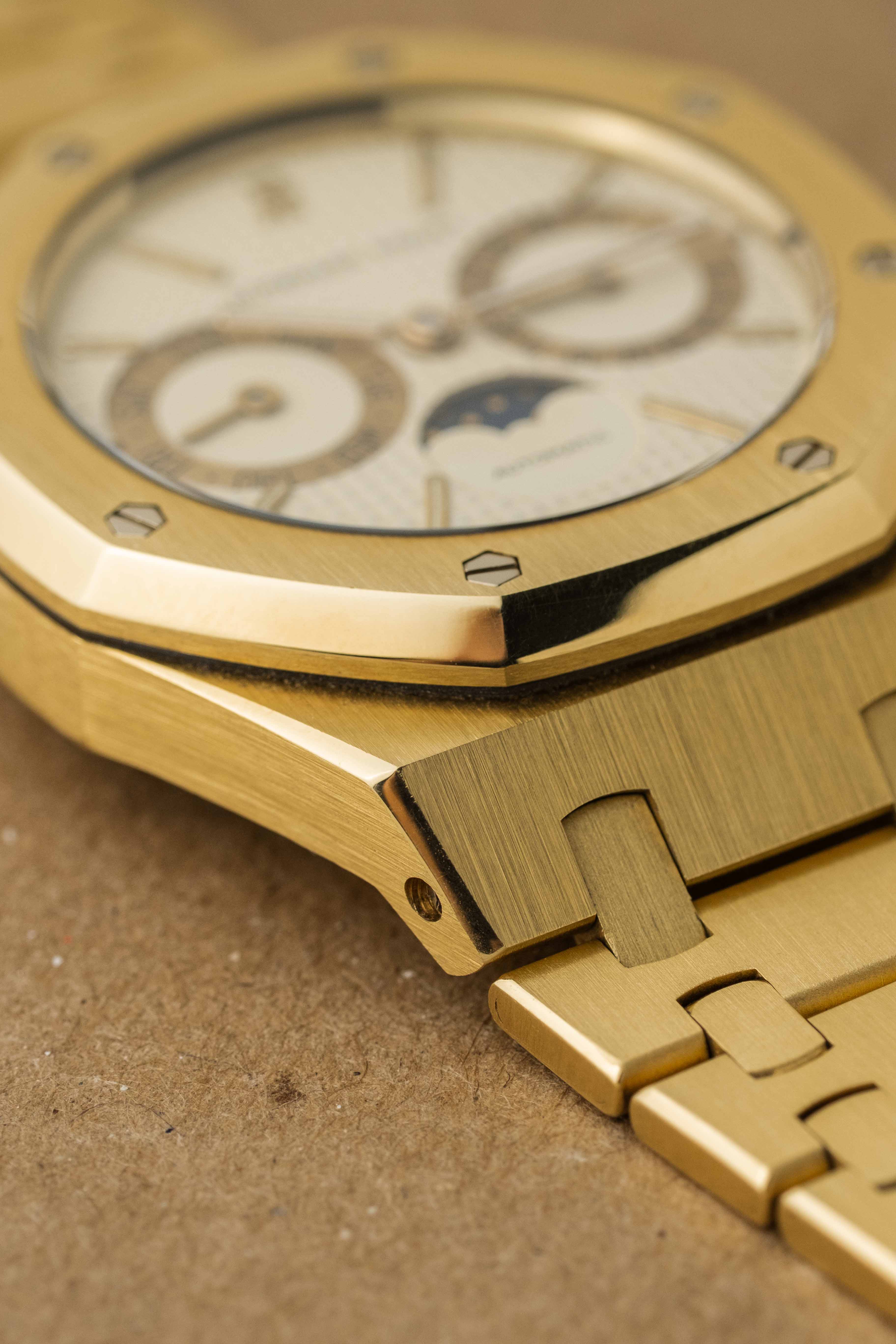 Audemars Piguet Royal Oak Day-Date Moonphase Ref. 25594BA 1990s w/ Box & Service Papers