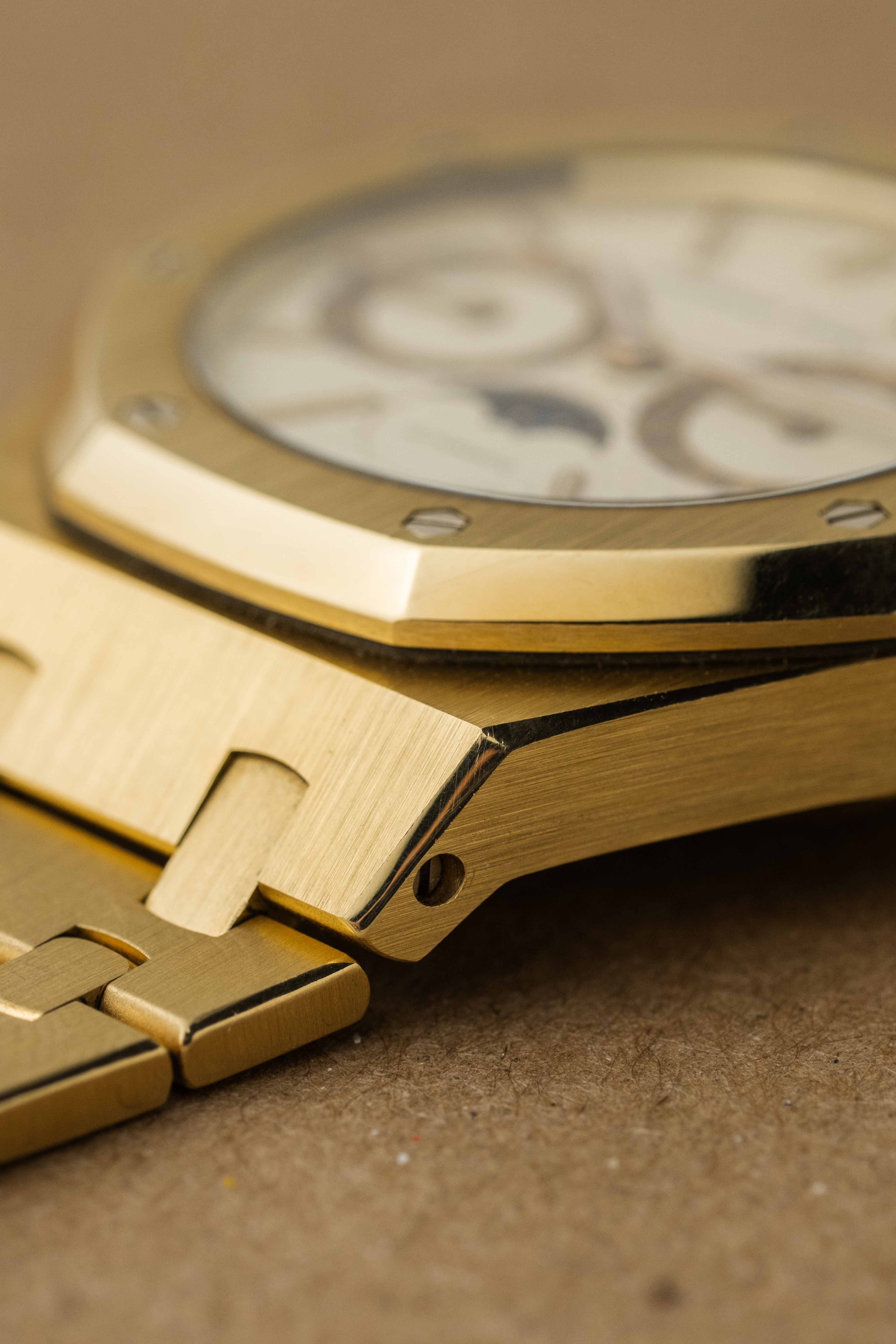 Audemars Piguet Royal Oak Day-Date Moonphase Ref. 25594BA 1990s w/ Box & Service Papers
