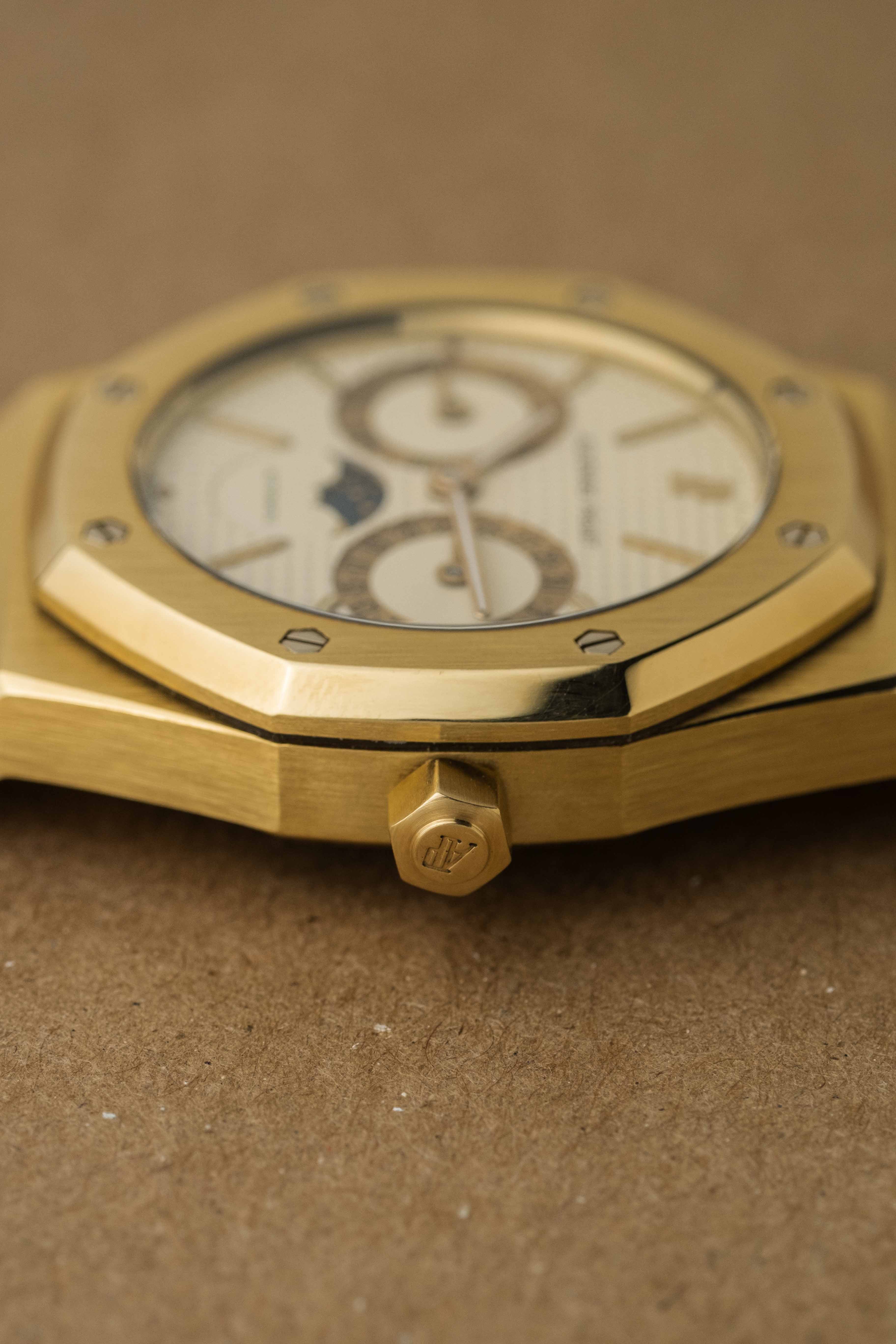 Audemars Piguet Royal Oak Day-Date Moonphase Ref. 25594BA 1990s w/ Box & Service Papers